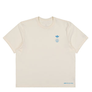 Bad Bunny x adidas DtMF Madrid Heavyweight Merch Tee Cream White T-Shirts KW8069 | Overkill