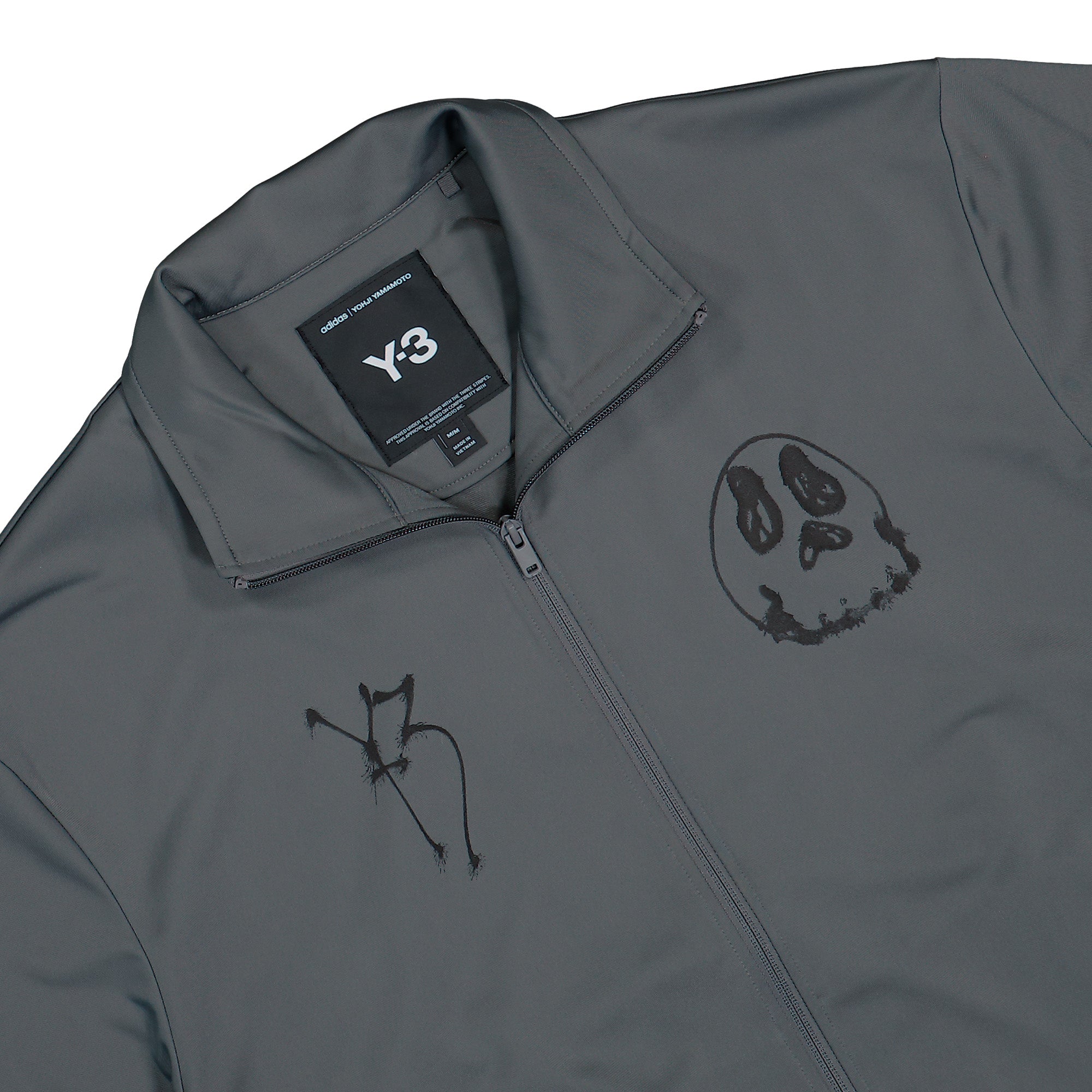 Y-3 Chito Graphic Nylon Track Top Grey Five Track Jacket KW9237 Detailfoto | Overkill