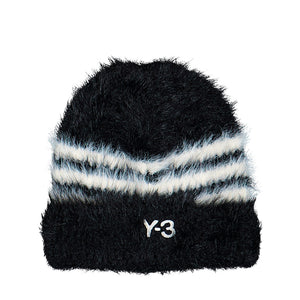 Y-3 Stripes Beanie Black Beanies KY3727 | Overkill
