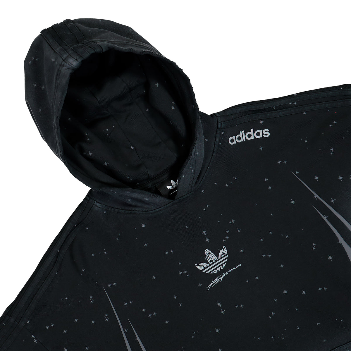 Hellstar x adidas Hoodie Black Hoodie KY4882 Detailfoto | Overkill