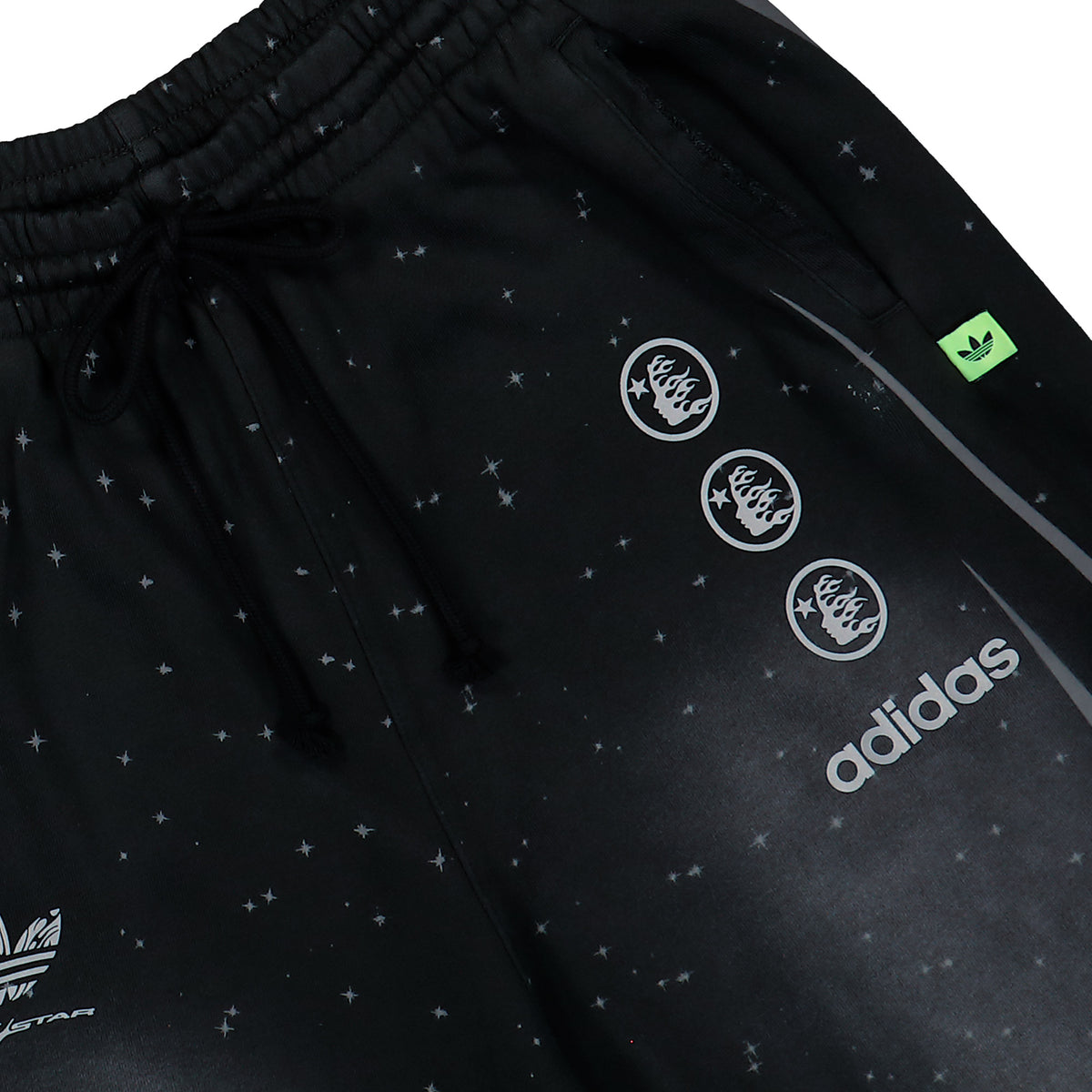 Hellstar x adidas Sweatpant Black Sweat pant KY7302 Detail View 1 | Overkill