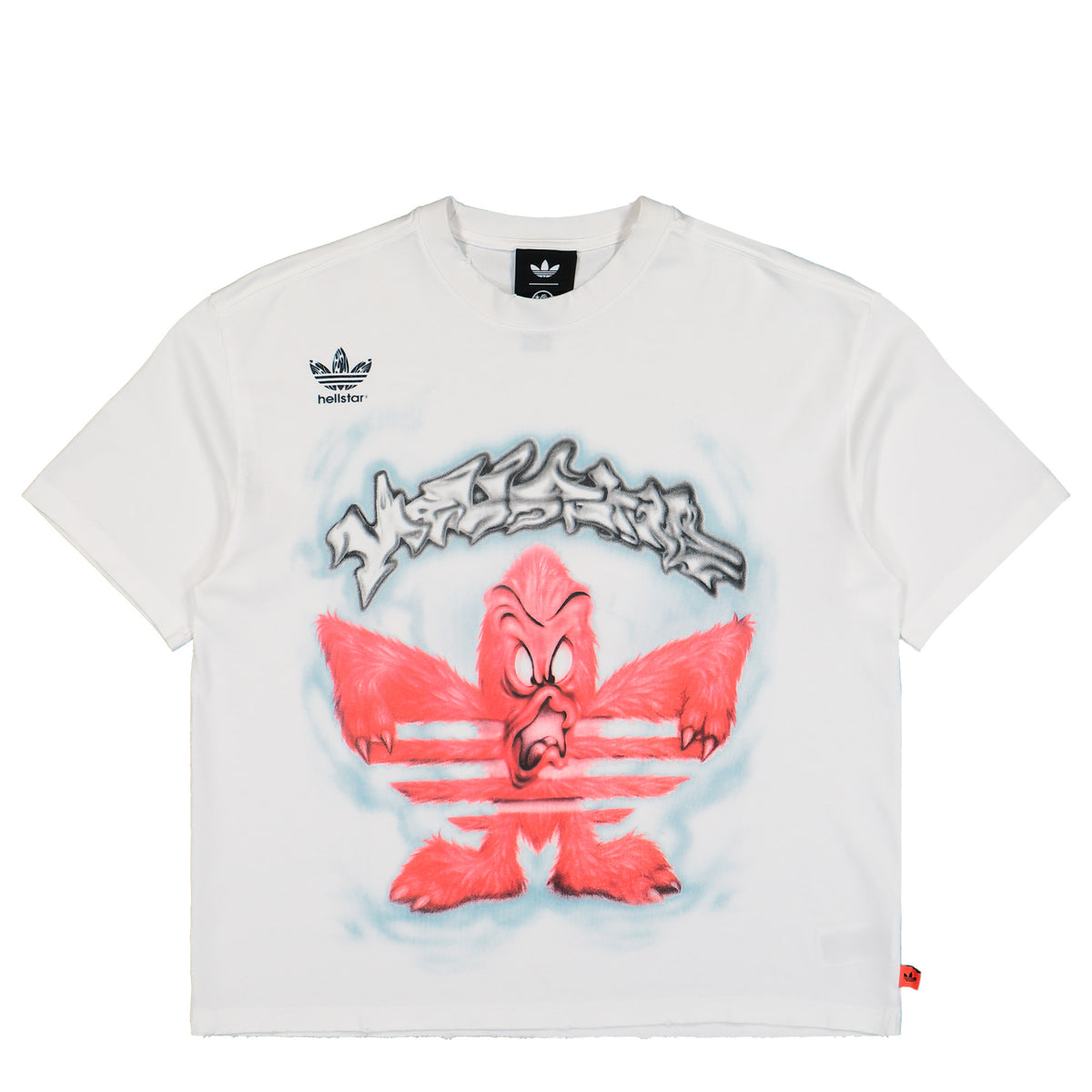 Hellstar x adidas Tee White T-Shirt KY7304 | Overkill