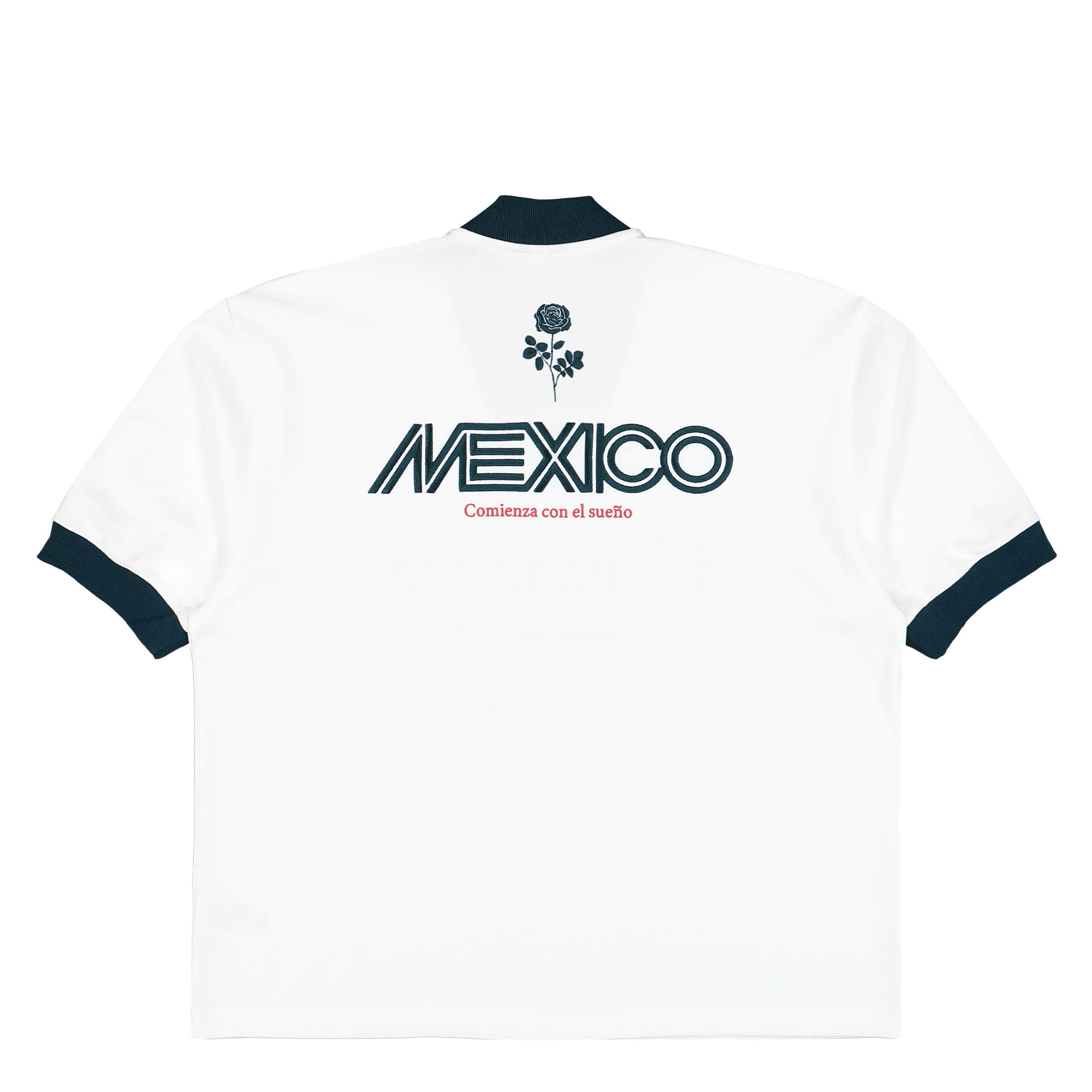 Willy Chavarria x adidas Soccer Tee Off White T-Shirts KY7708 Close-up | Overkill