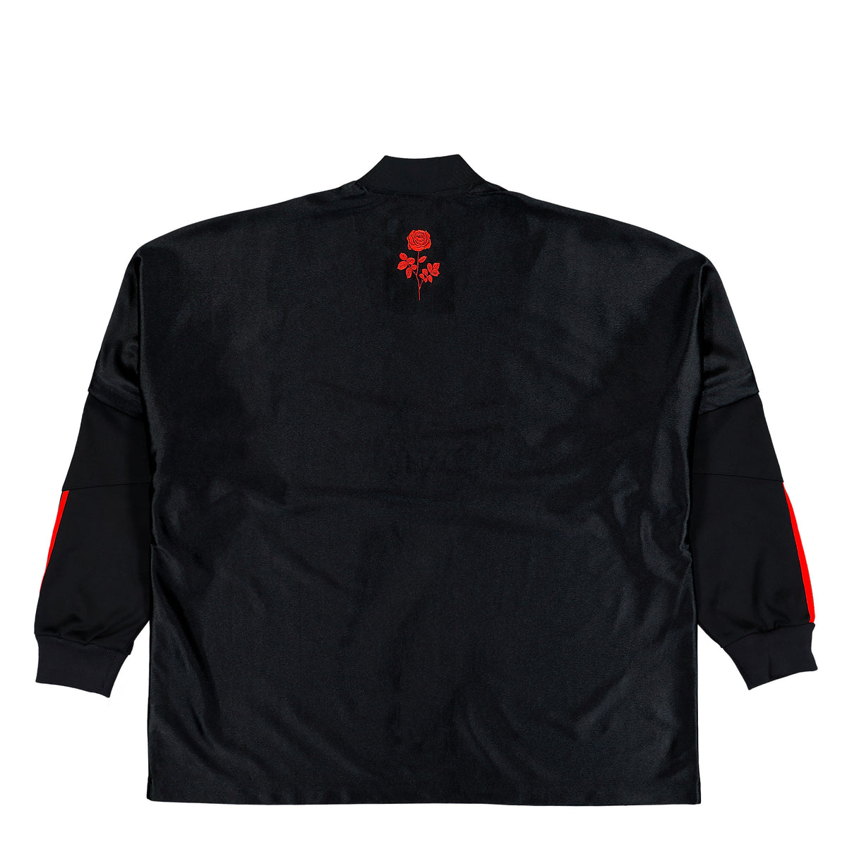 Willy Chavarria x adidas Dazzle Longsleeves Jersey Black Longsleeves KZ3116 Close-up | Overkill