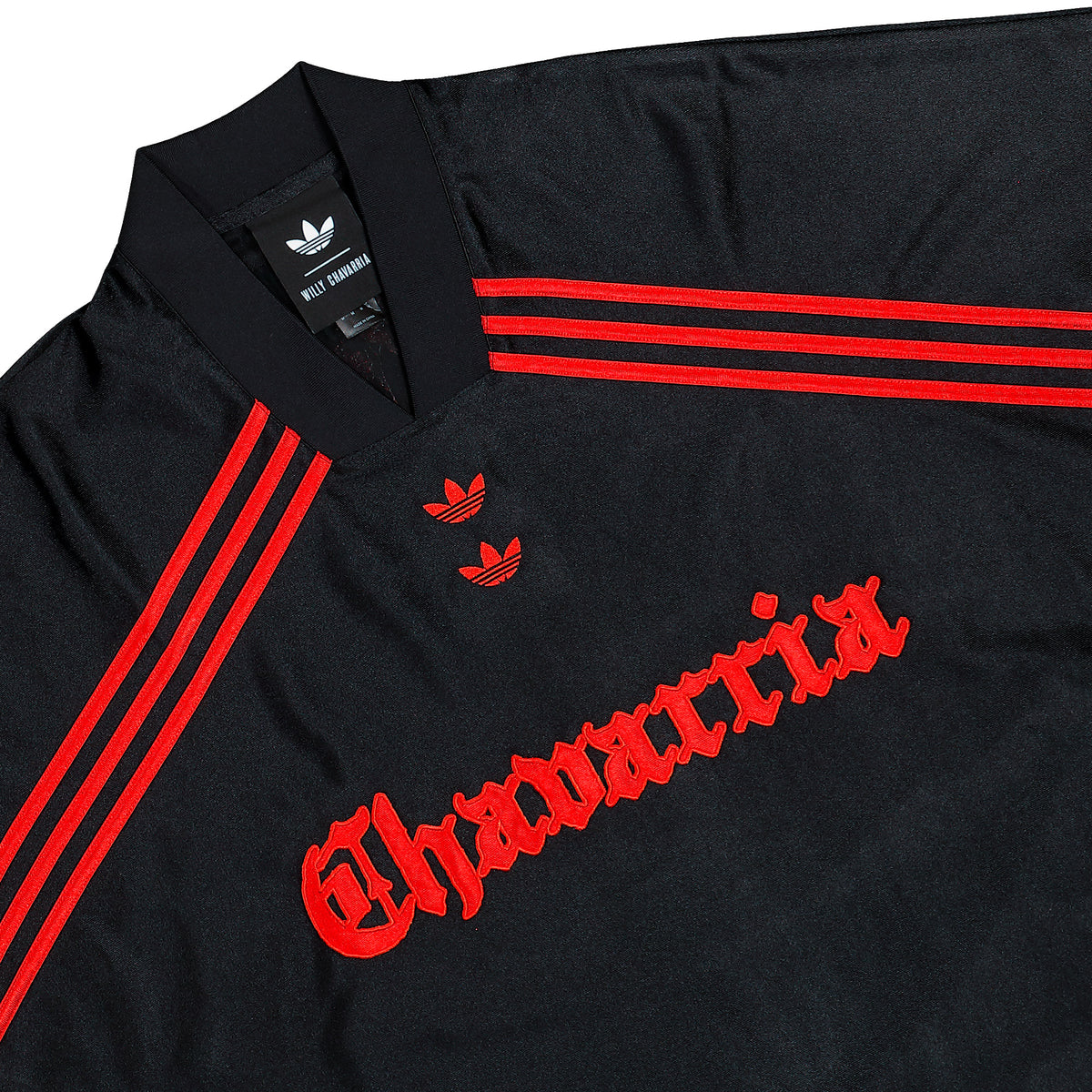 Willy Chavarria x adidas Dazzle Longsleeves Jersey Black Longsleeves KZ3116 Detail View 1 | Overkill