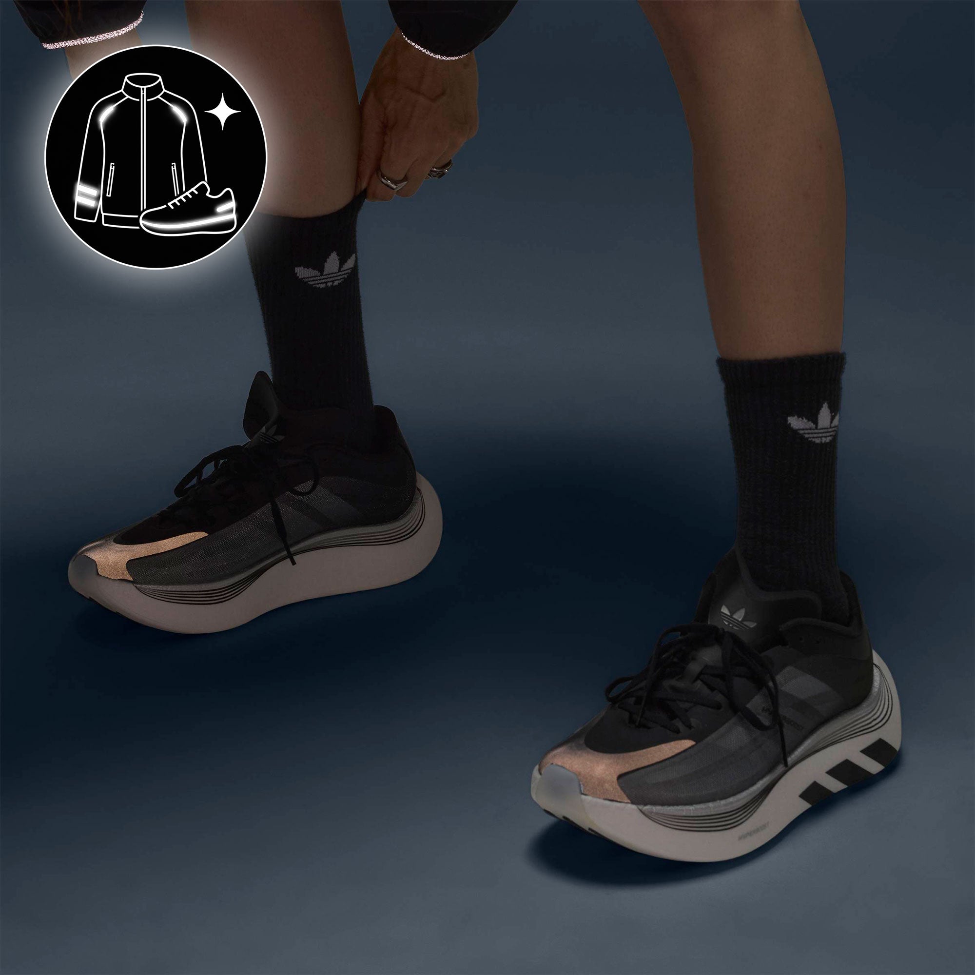 adidas Hyperboost Euphoria LT Core Black / Footwear White / Core Black Sneaker KZ8508 Detail View 3 | Overkill