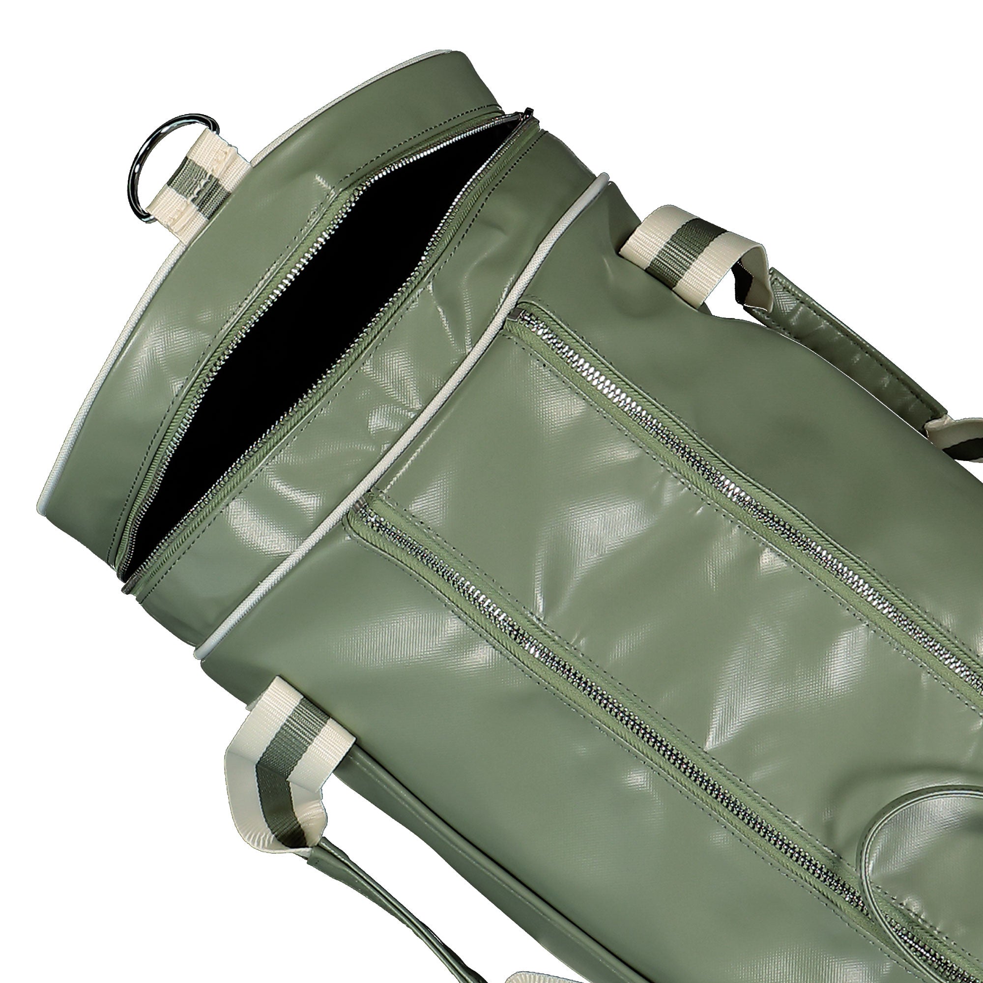Fred Perry Classic Barrel Bag Olive Mint Duffle Bags Detail view 1 | Overkill