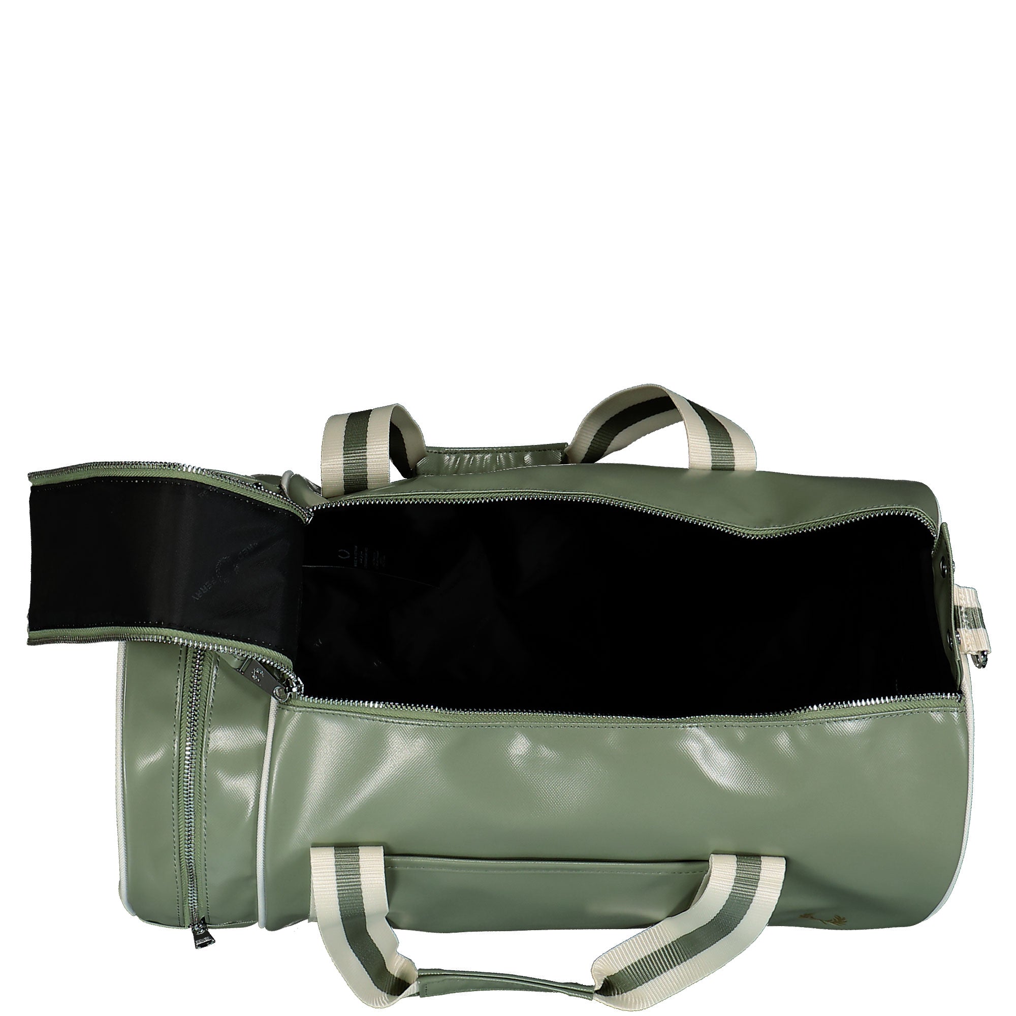 Fred Perry Classic Barrel Bag Olive Mint Duffle Bags Detail view 2 | Overkill