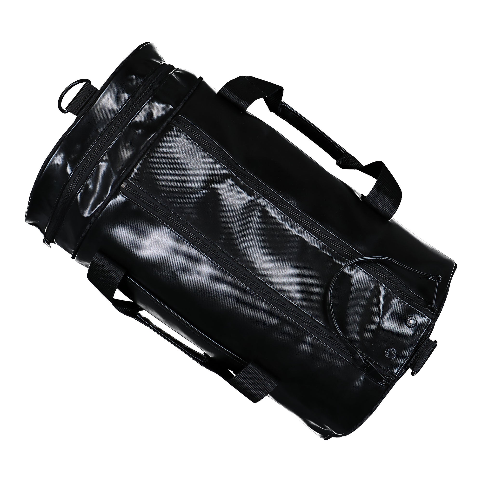 Fred Perry Tonal Classic Barrel Bag Black / Gold Duffle Bags L7260-774 Detailfoto | Overkill