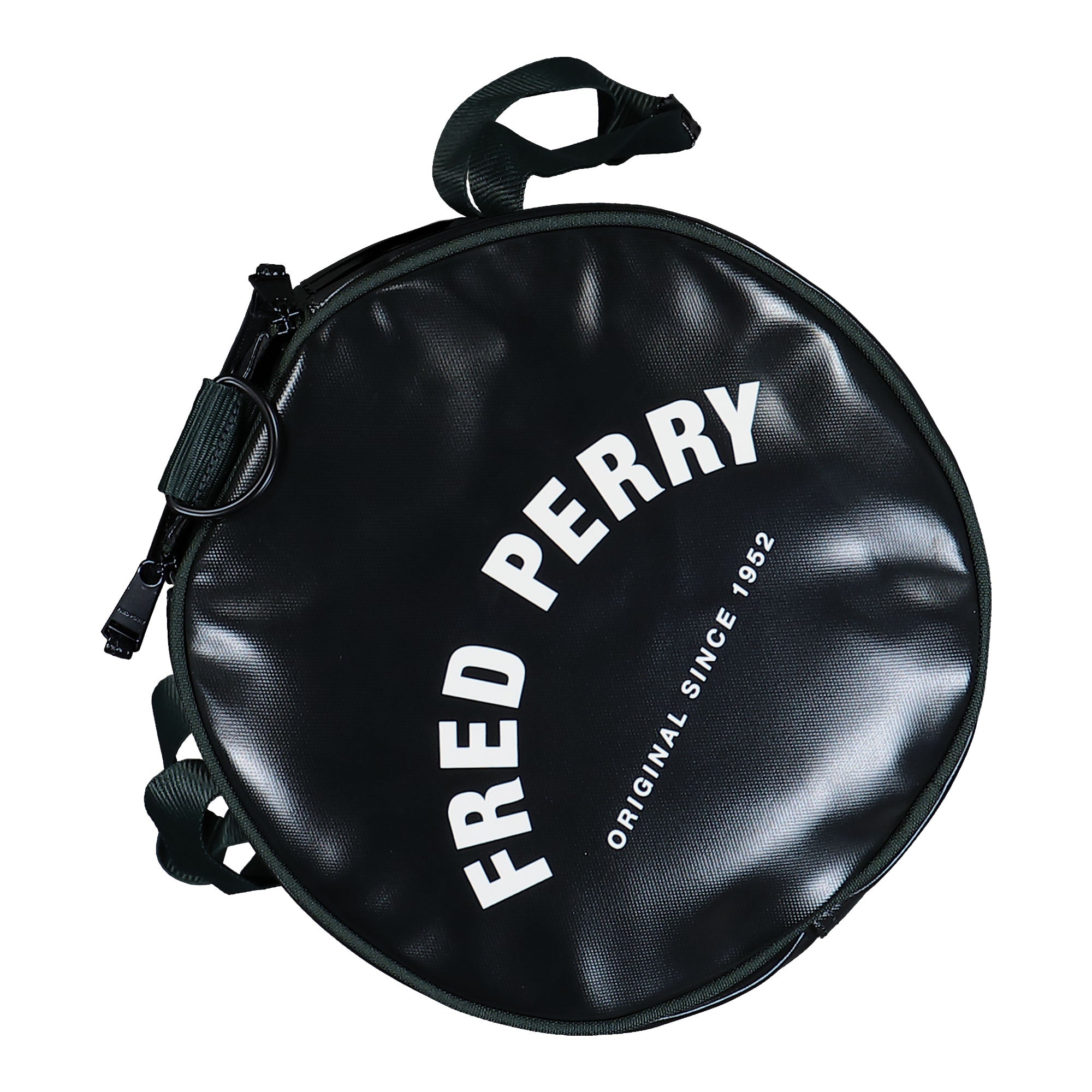 Fred Perry Tonal Classic Barrel Bag Night Green Duffle Bags L7260-Q20 Detail View 1 | Overkill