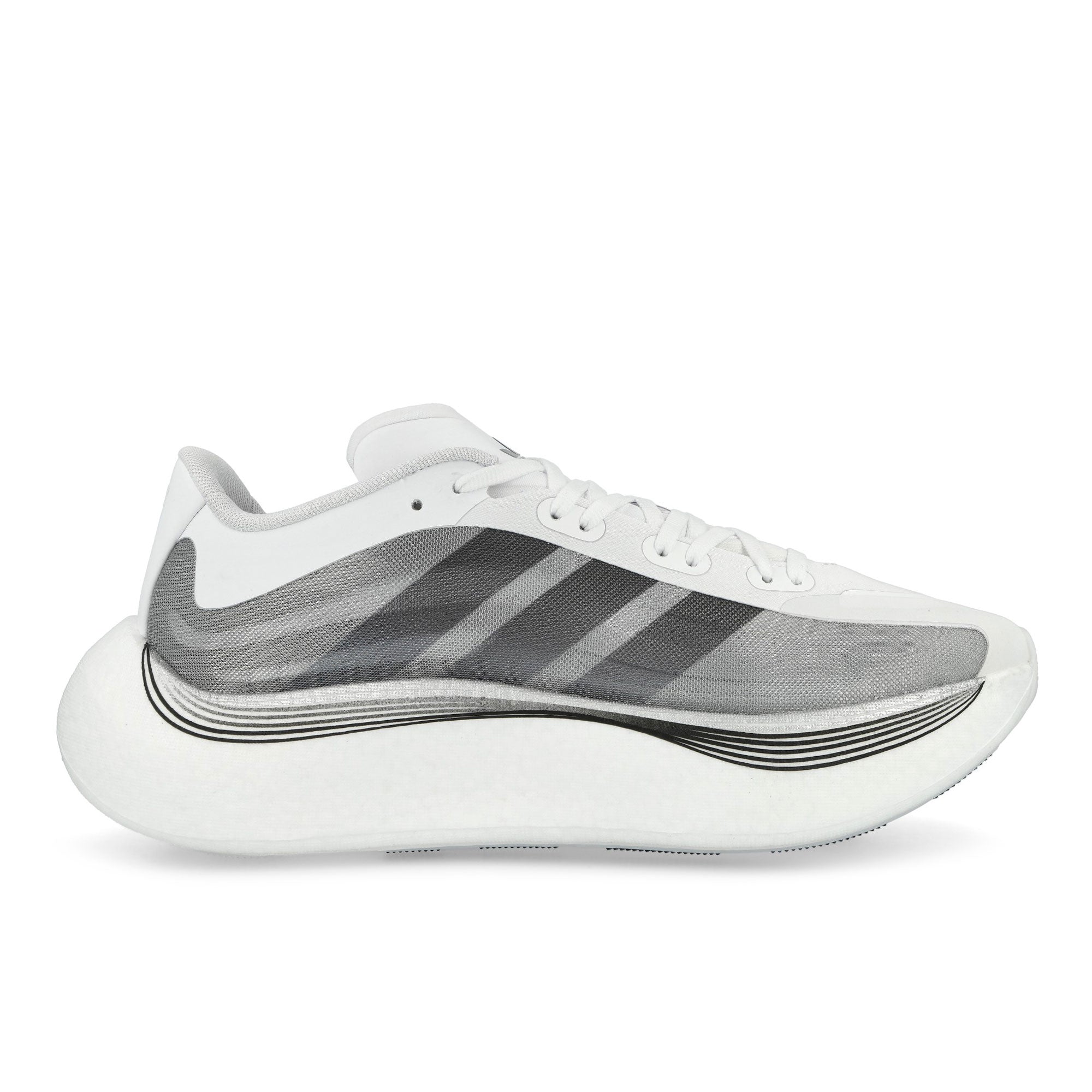 adidas Hyperboost Euphoria LT Core Black / Footwear White / Silver Metallic Sneaker LA5997 Silhouette | Overkill