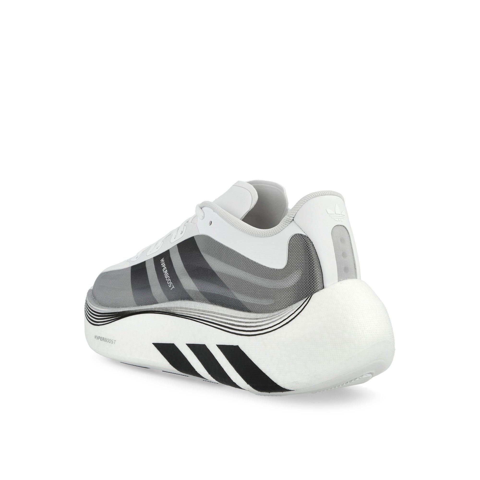 adidas Hyperboost Euphoria LT Core Black / Footwear White / Silver Metallic Sneaker LA5997 Material | Overkill