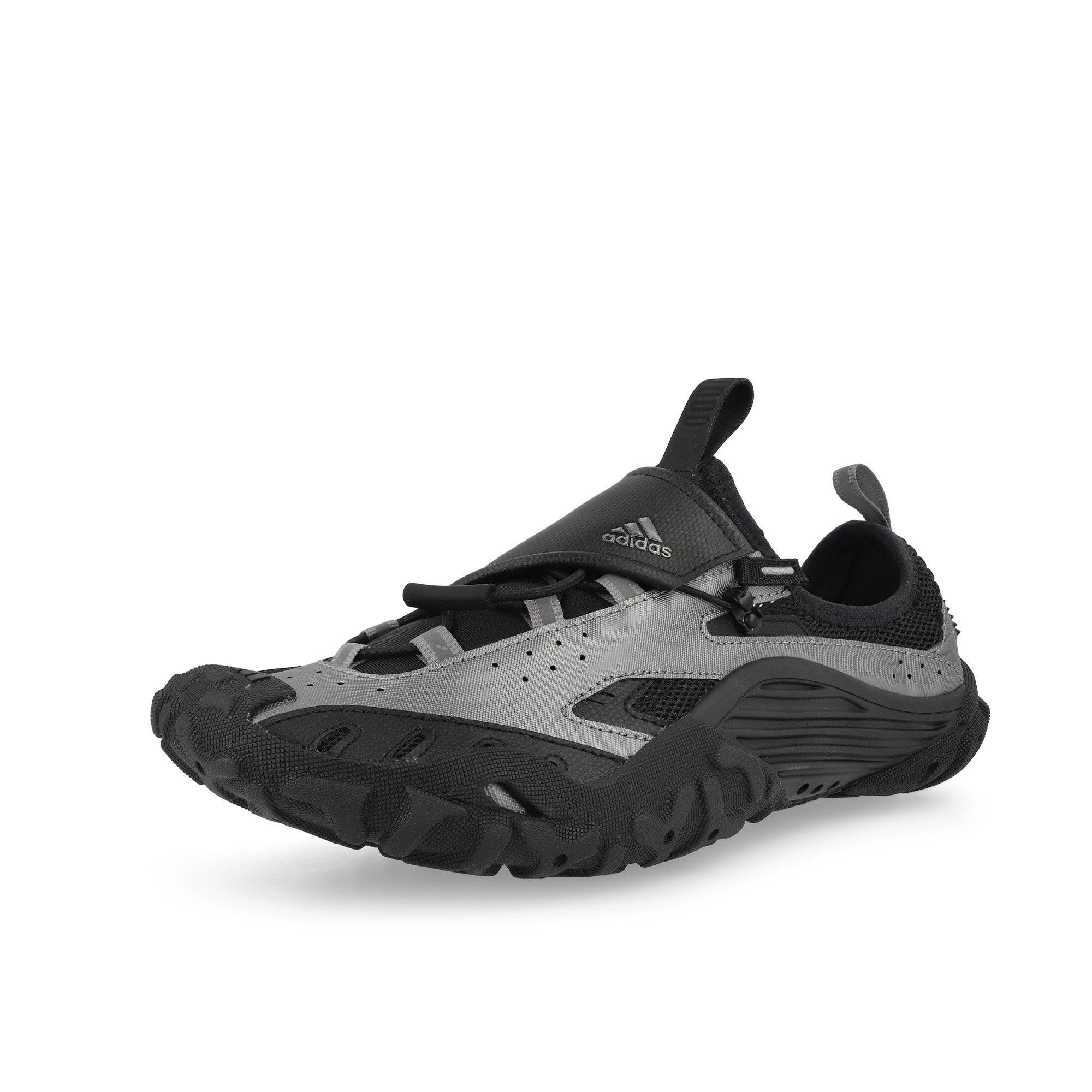 adidas PW Water Moc Core Black / Iron Metallic / Silver Metallic Sneaker LB2841 Close-up | Overkill