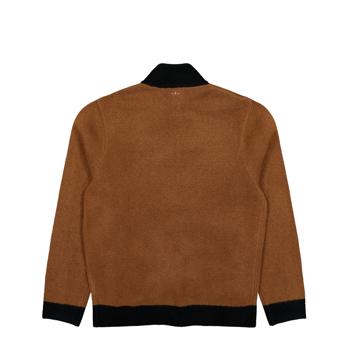 Song for the Mute x adidas ADI008 Knit Jacket Preloved Brown Track Jacket LD1913 Close-up | Overkill