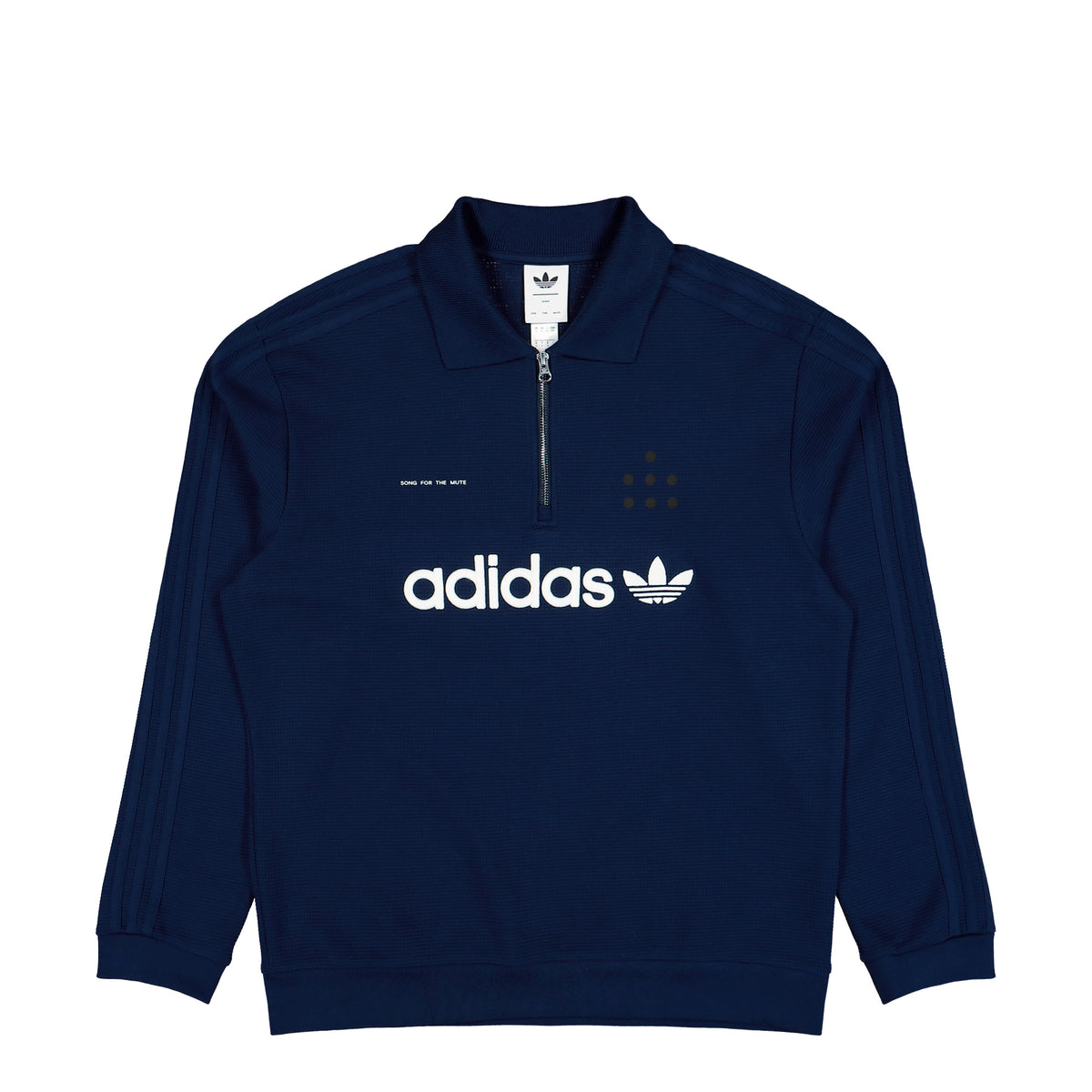 Song for the Mute x adidas ADI008 LS Polo Night Indigo sweatshirt LD1916 | Overkill