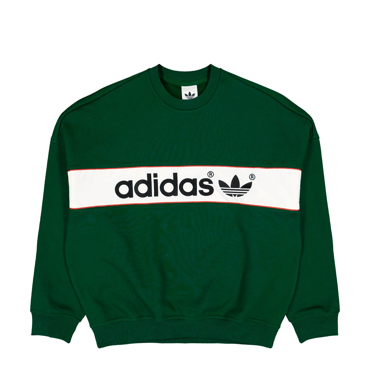 adidas Block Sweatshirt Dark Green Sweatshirts LD9301 | Overkill