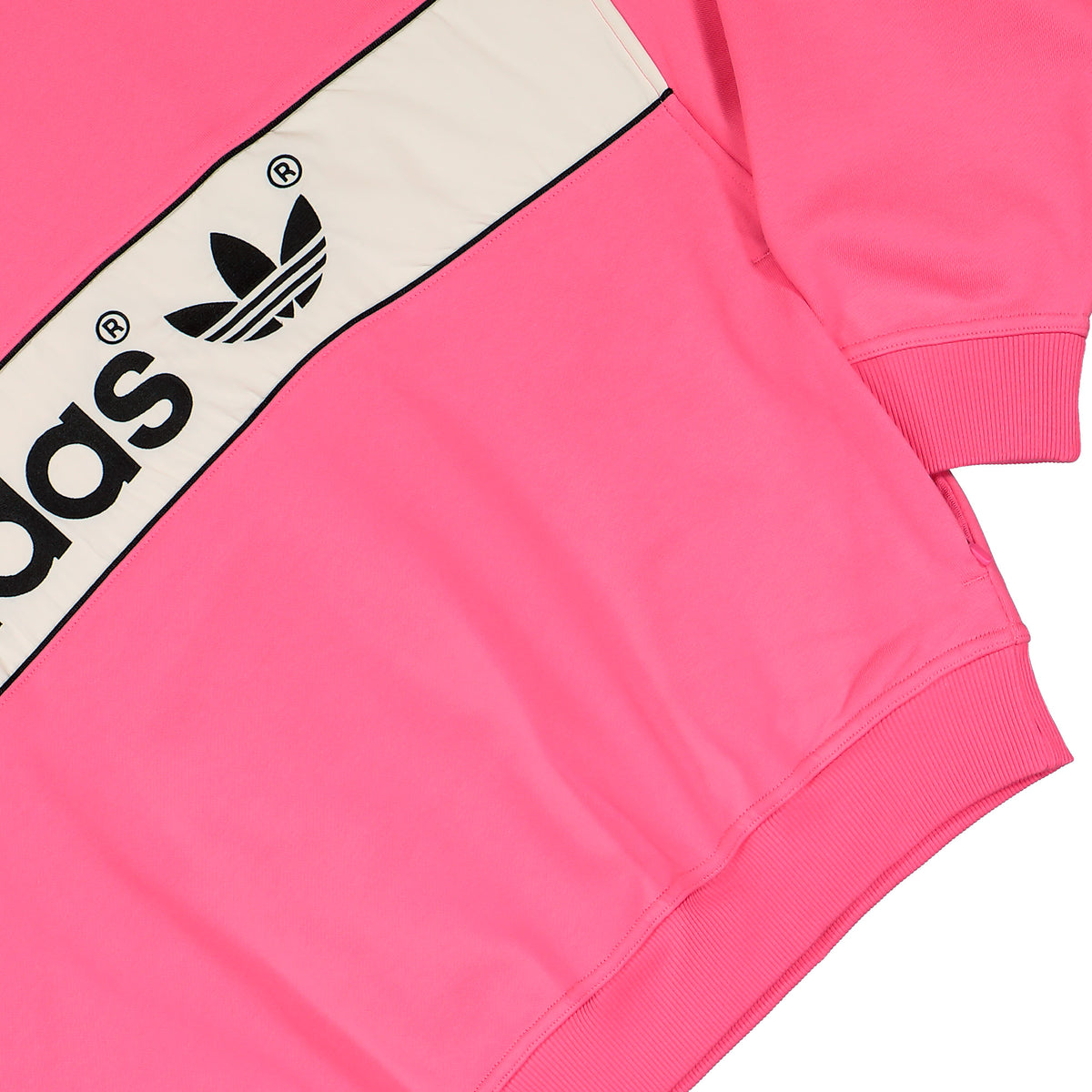 adidas Block Hoodie Pulse Magenta Hoodie LF3020 Detail View 1 | Overkill