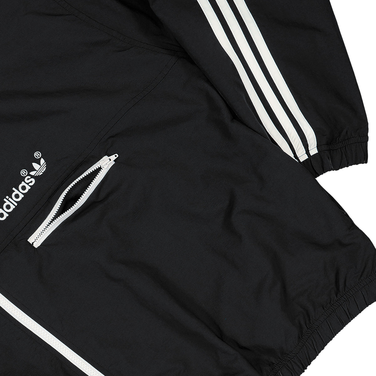 adidas adiSignature Vista Wind Track Jacket Black Track Jackets LF3022 Detail View 1 | Overkill