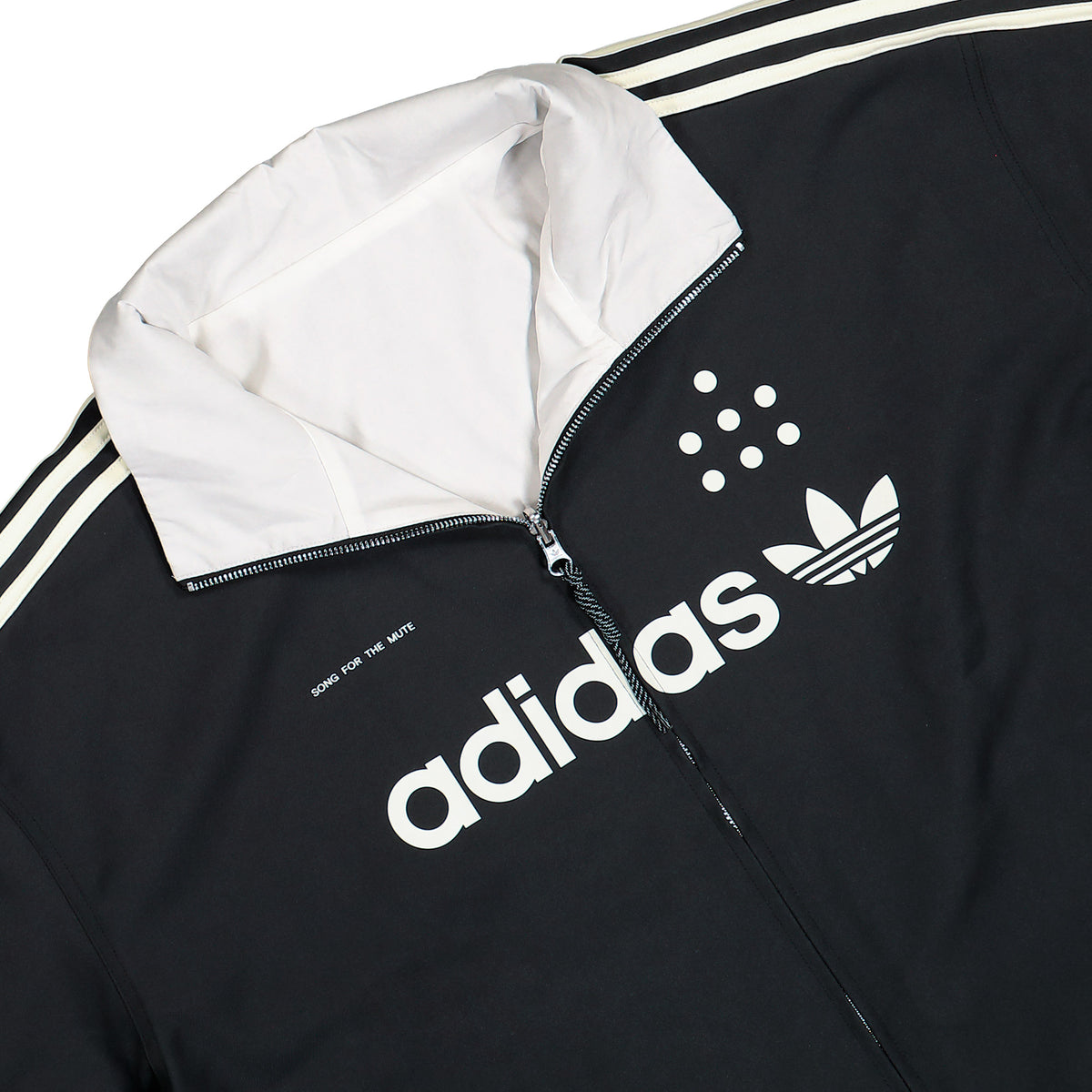 Song for the Mute x adidas ADI008 Rvsb Track Top Black / Off White Track Jacket LF5251 Detail View 1 | Overkill