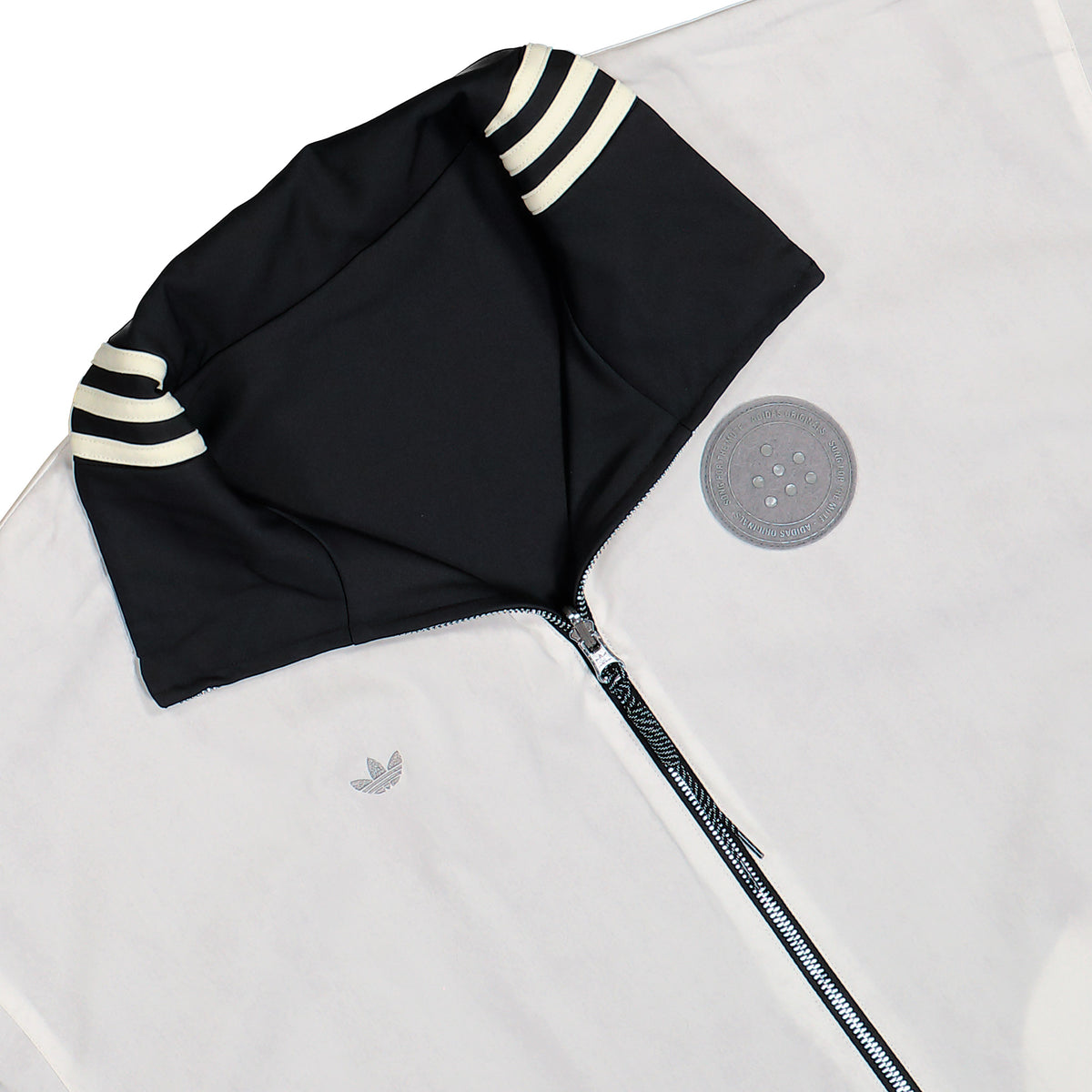 Song for the Mute x adidas ADI008 Rvsb Track Top Black / Off White Track Jacket LF5251 Detail View 4 | Overkill