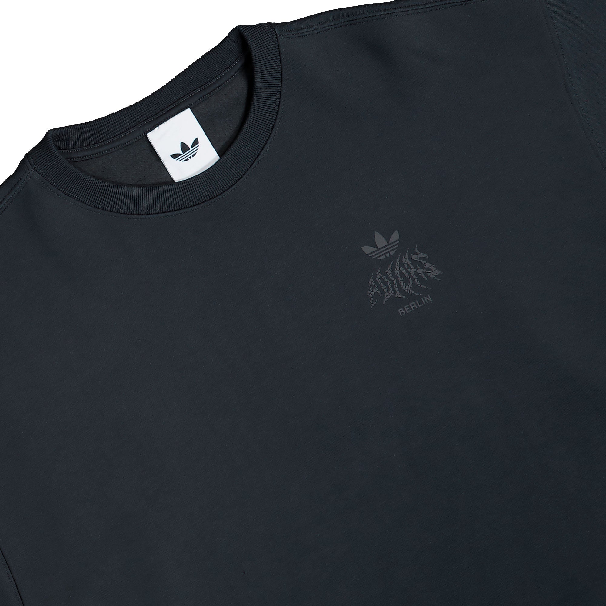 adidas Berlin KC Crew Carbon Sweatshirt LG9388 Close-up | Overkill