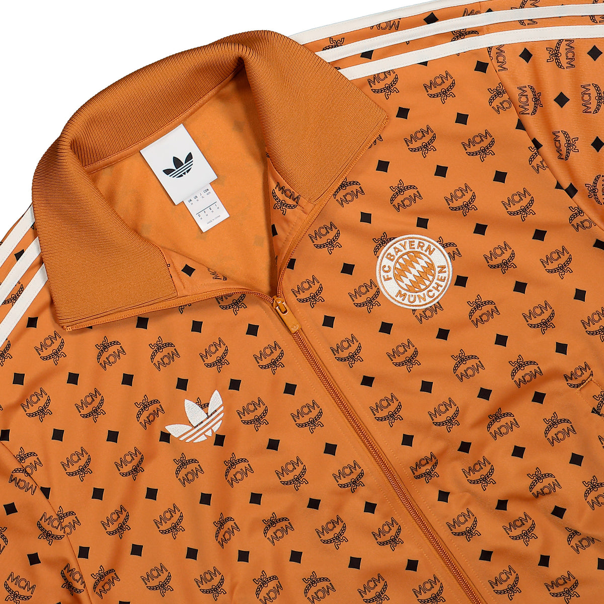 MCM x adidas FC Bayern München 26/27 Track Top Tech Copper Track Jackets LH1374 Detailfoto | Overkill