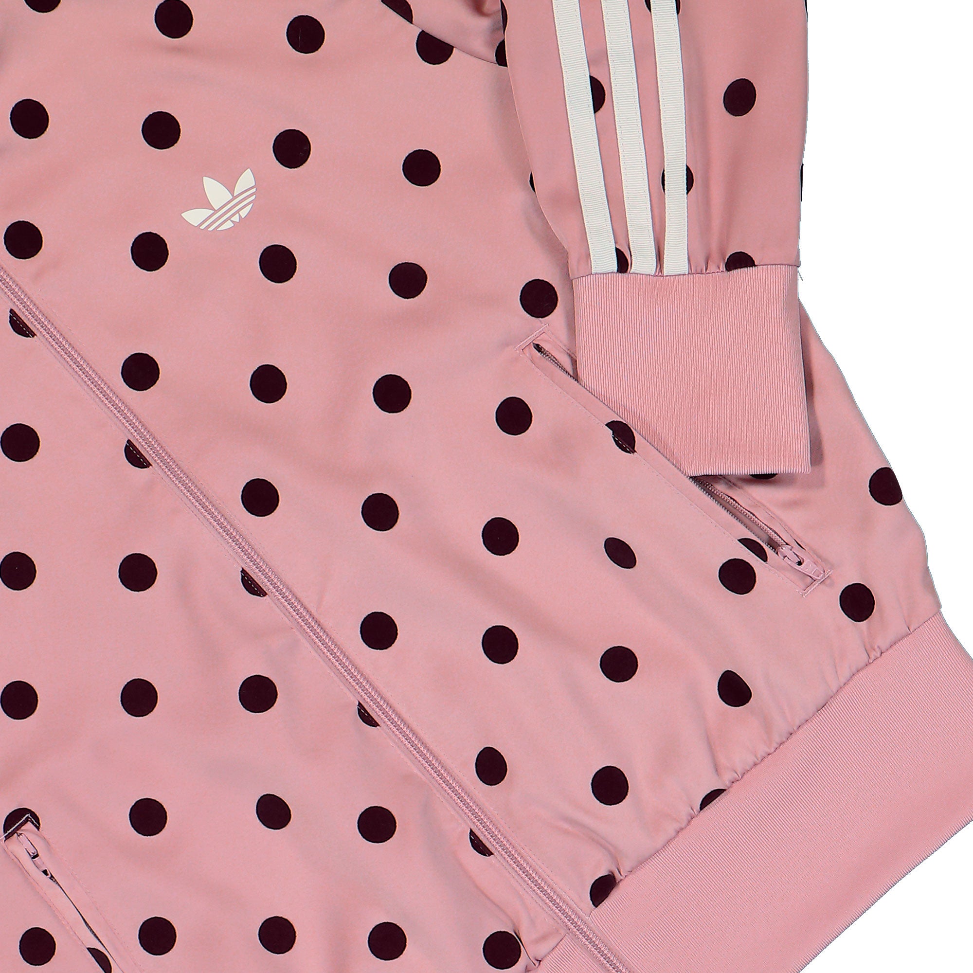 adidas Satin Polka Dots Track Top Dual Lilac Track Jacket LI2851 Detail View 1 | Overkill