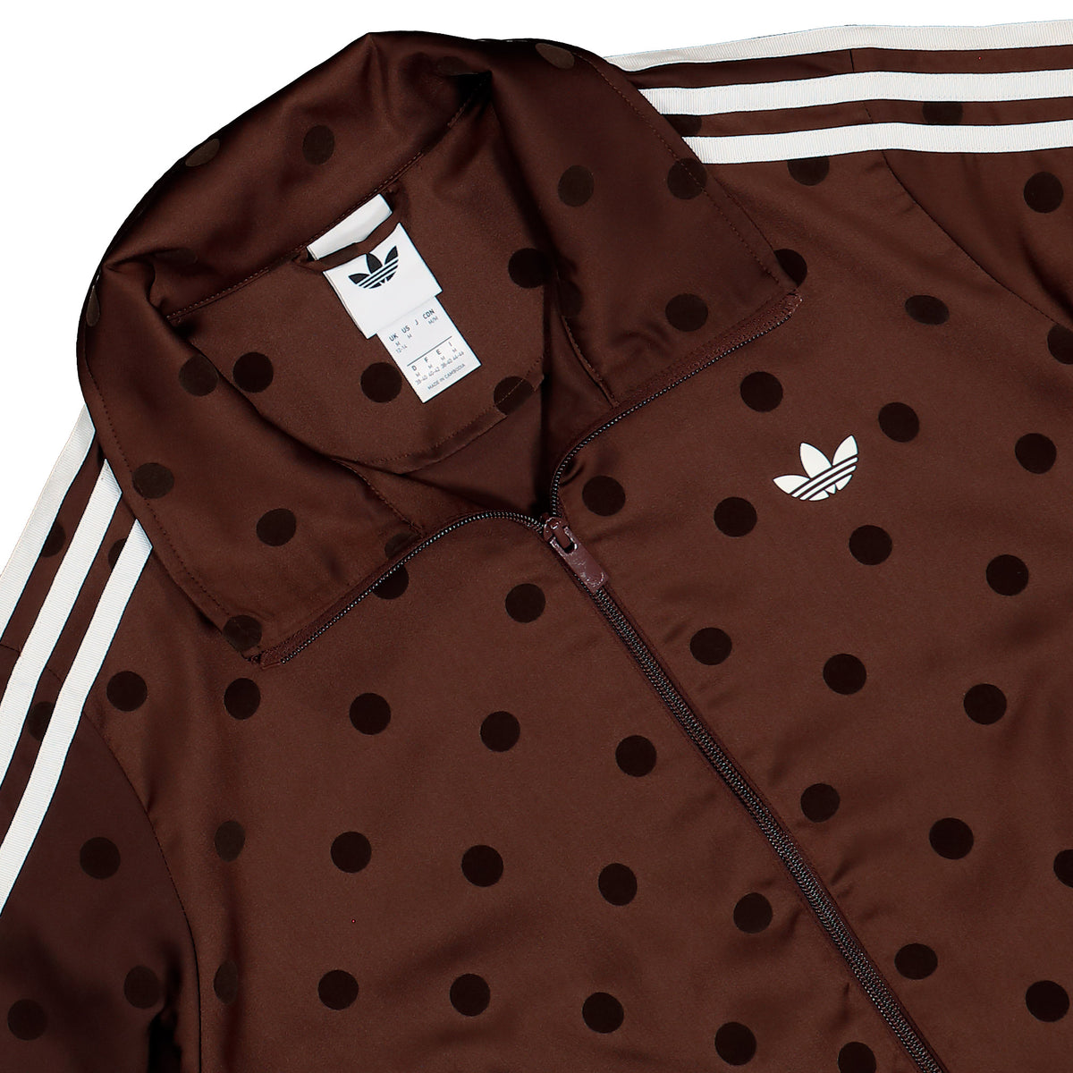 adidas Satin Polka Dots Track Top Auburn Track Jacket LI2855 Detailfoto | Overkill