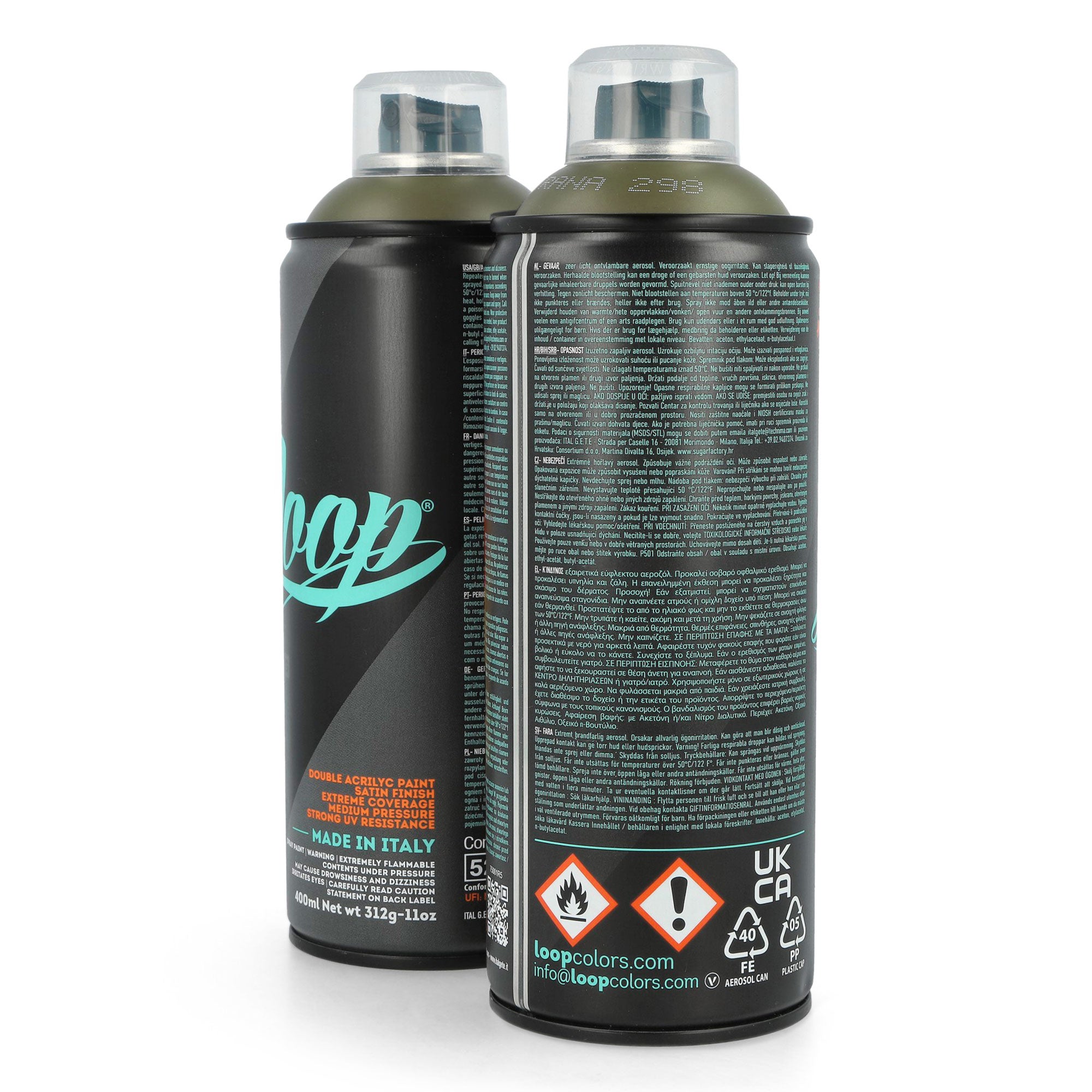 Loop Paint 400ml Multicolor Spraycan LOOP-SP Close-up | Overkill