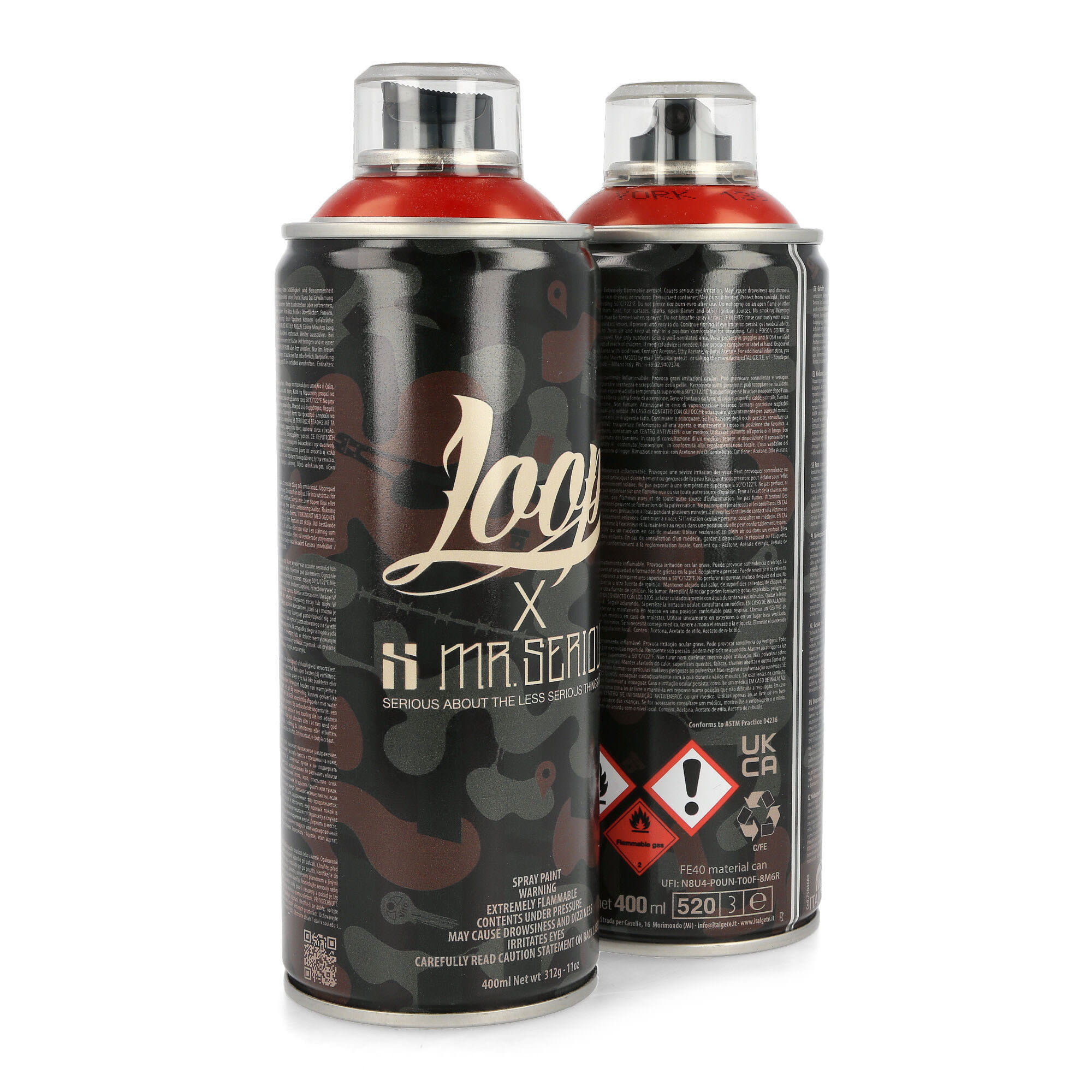 Loop Mr. Serious x Loop Ltd. Camouflage Edition 400 ml LP-139 YORK Cans Material | Overkill