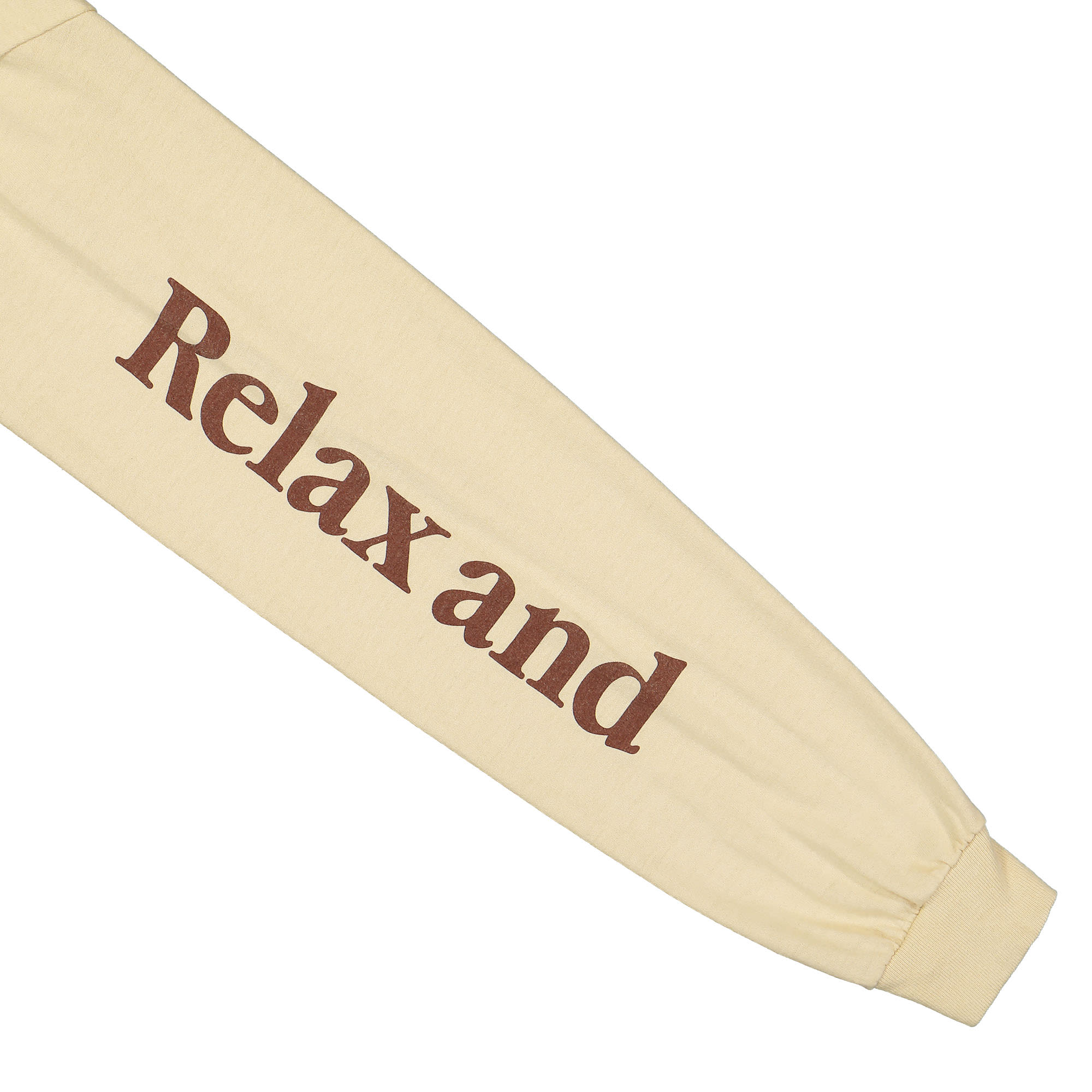 Free & Easy Three Palms LS Tee Natural Longsleeves Detailfoto | Overkill