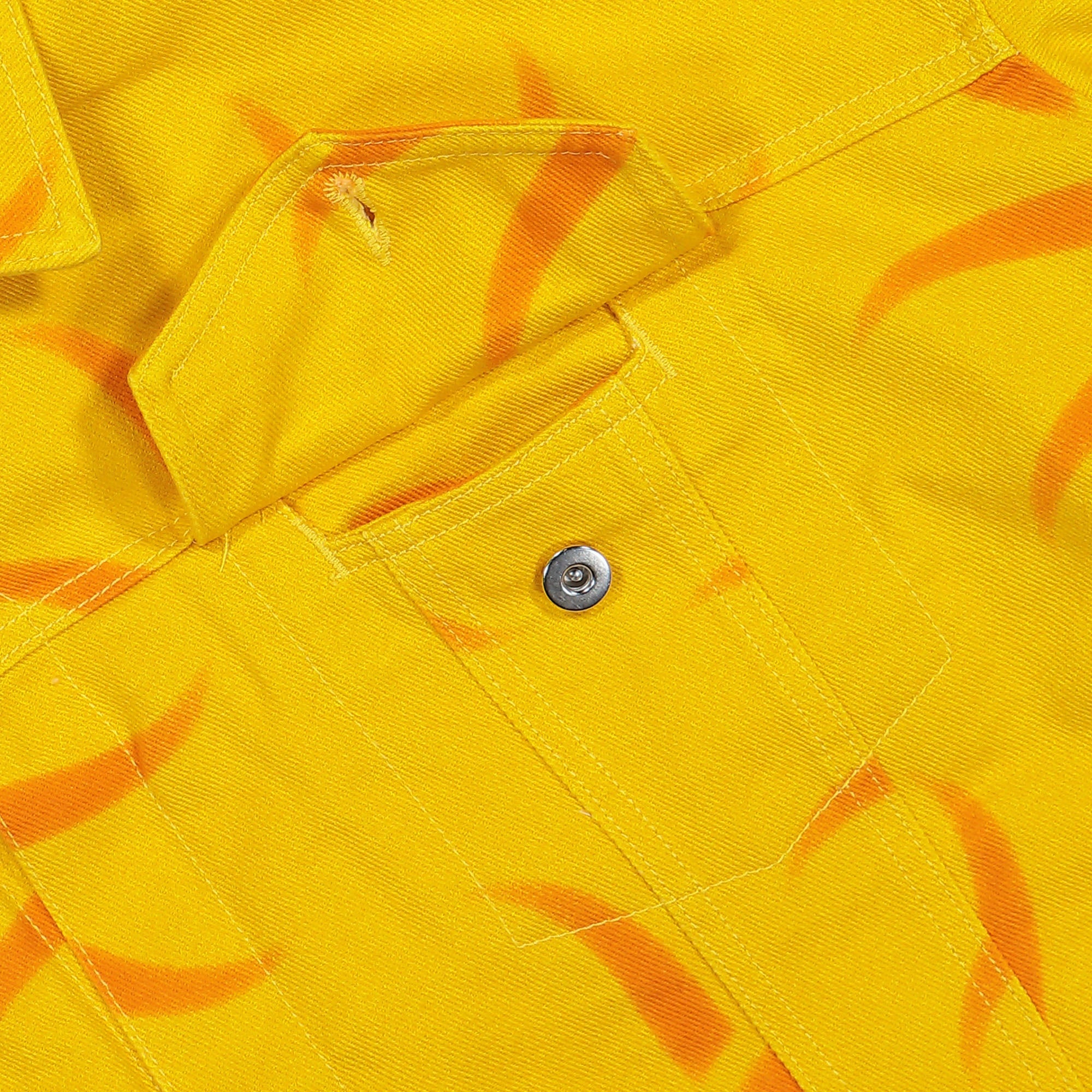 Liberal Youth Ministry Classic Woven Denim Jacket Orange Jackets Detailfoto | Overkill