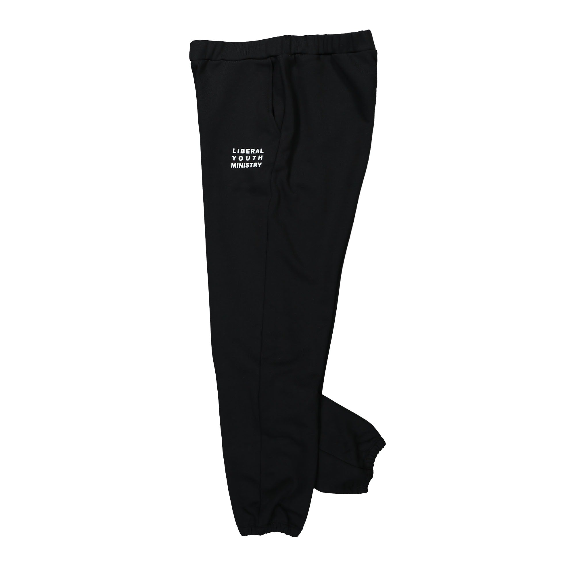 Liberal Youth Ministry Knit Sweatpants Black Sweat & Track Pants Close-up | Overkill