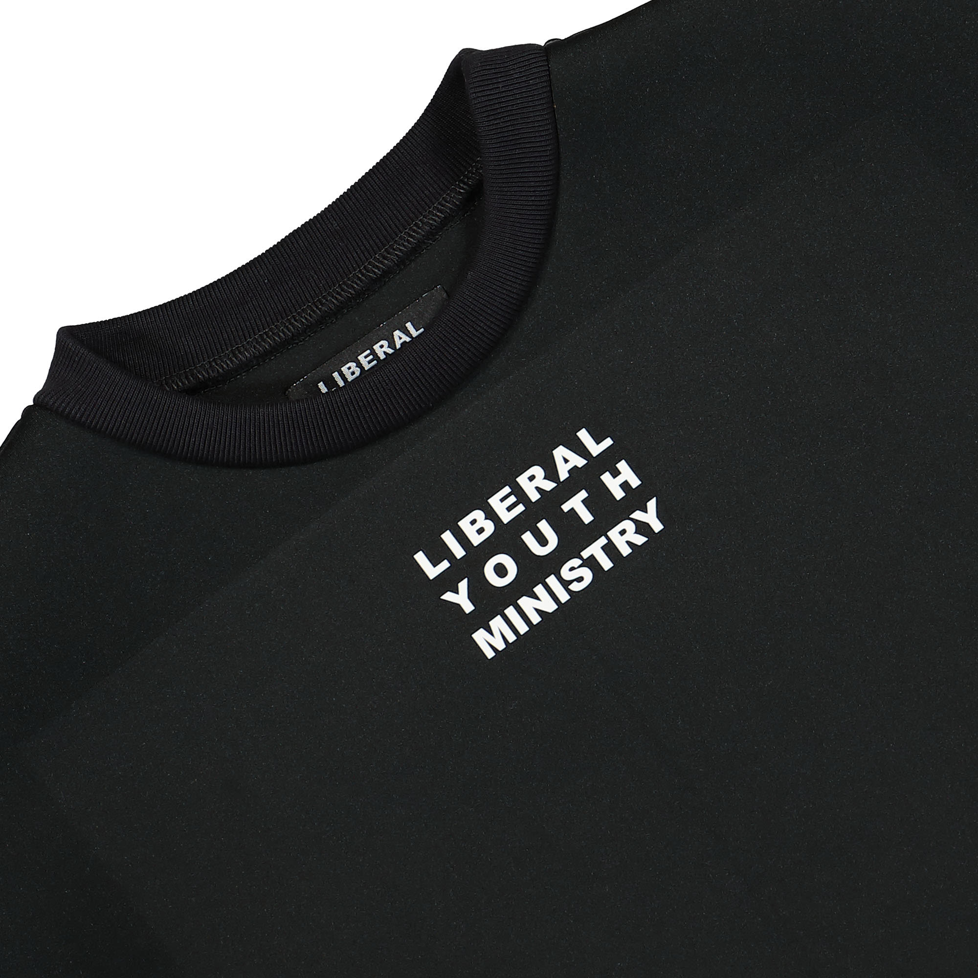 Liberal Youth Ministry Lym Neoprene Knit T-Shirt Black T-Shirts Close-up | Overkill