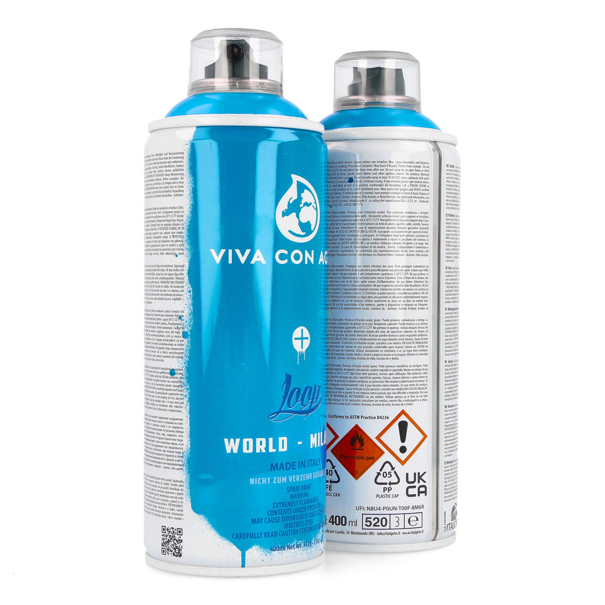 Loop Viva Con Agua x Loop Ltd. Edition 400 ml LP-204 LENS Cans Material | Overkill