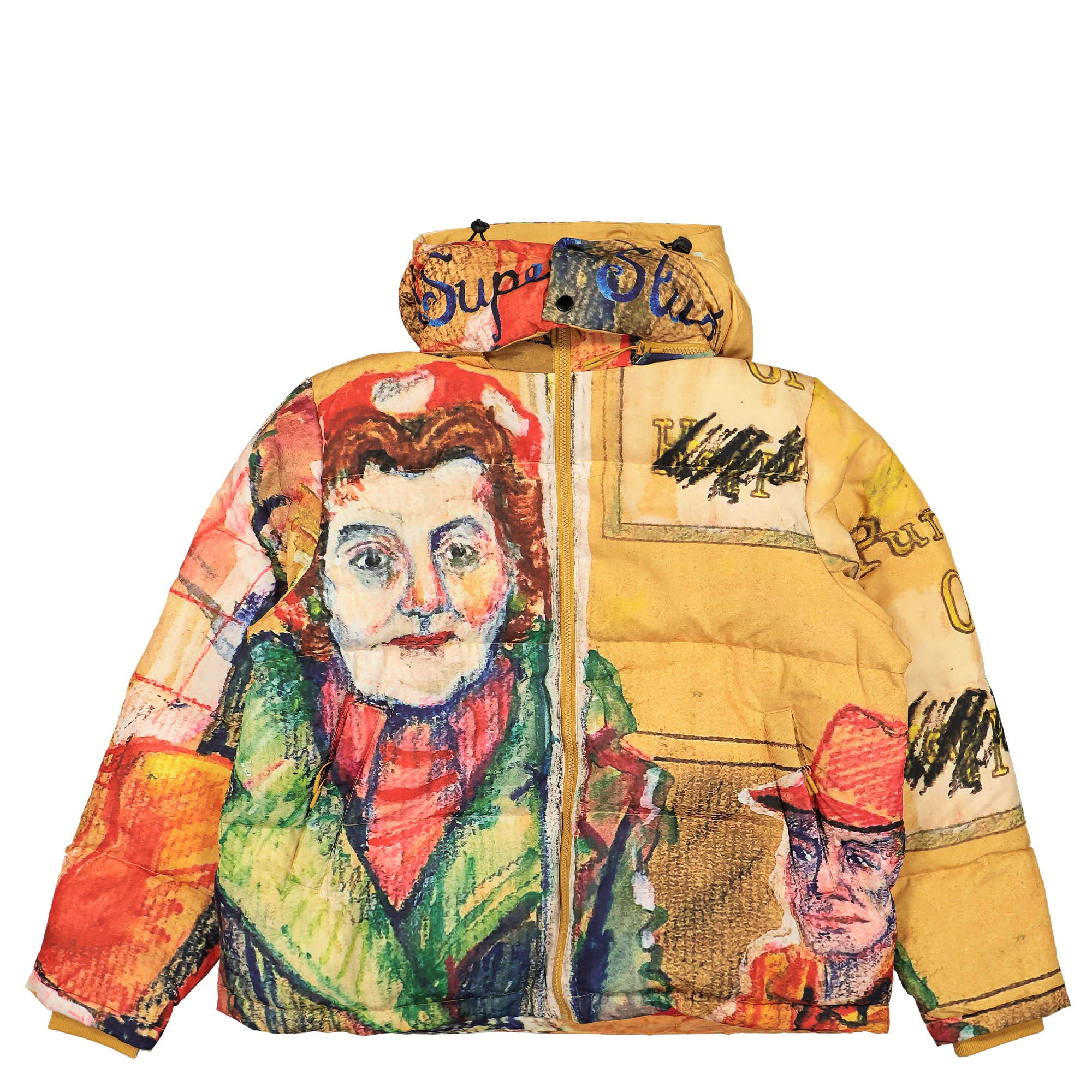 Kidsuper Studios Sothebys Puffer Jacket Yellow Puffer Jackets KSAW22-01-01 | Overkill