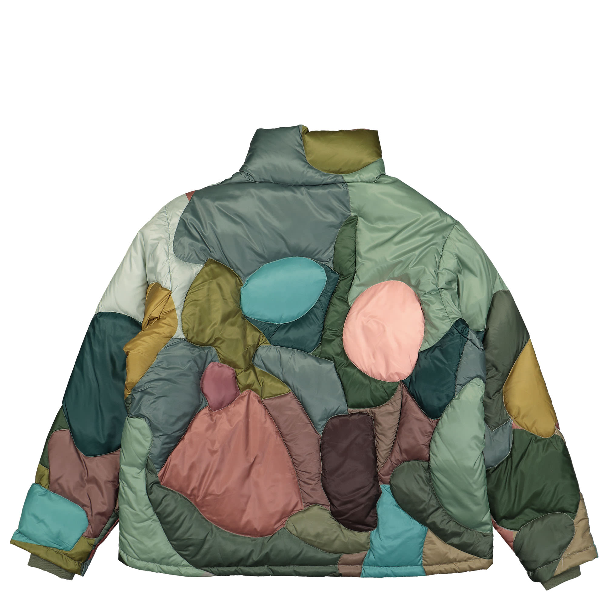 Kidsuper Studios Kissing Puffer Jacket Traditional Puffer Jackets Close-up | Overkill