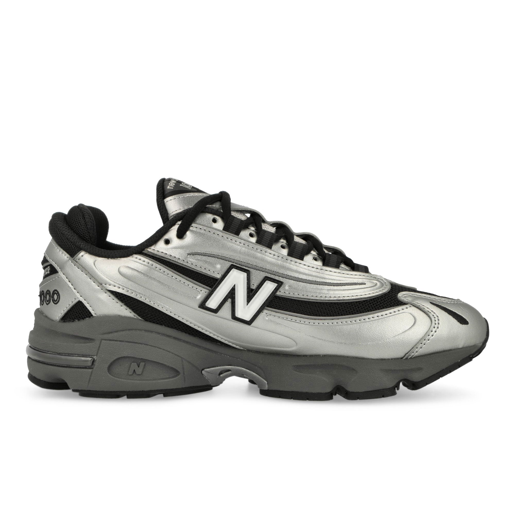 New Balance M1000EGR Silver Metallic / Green Low Top Sneakers Silhouette | Overkill