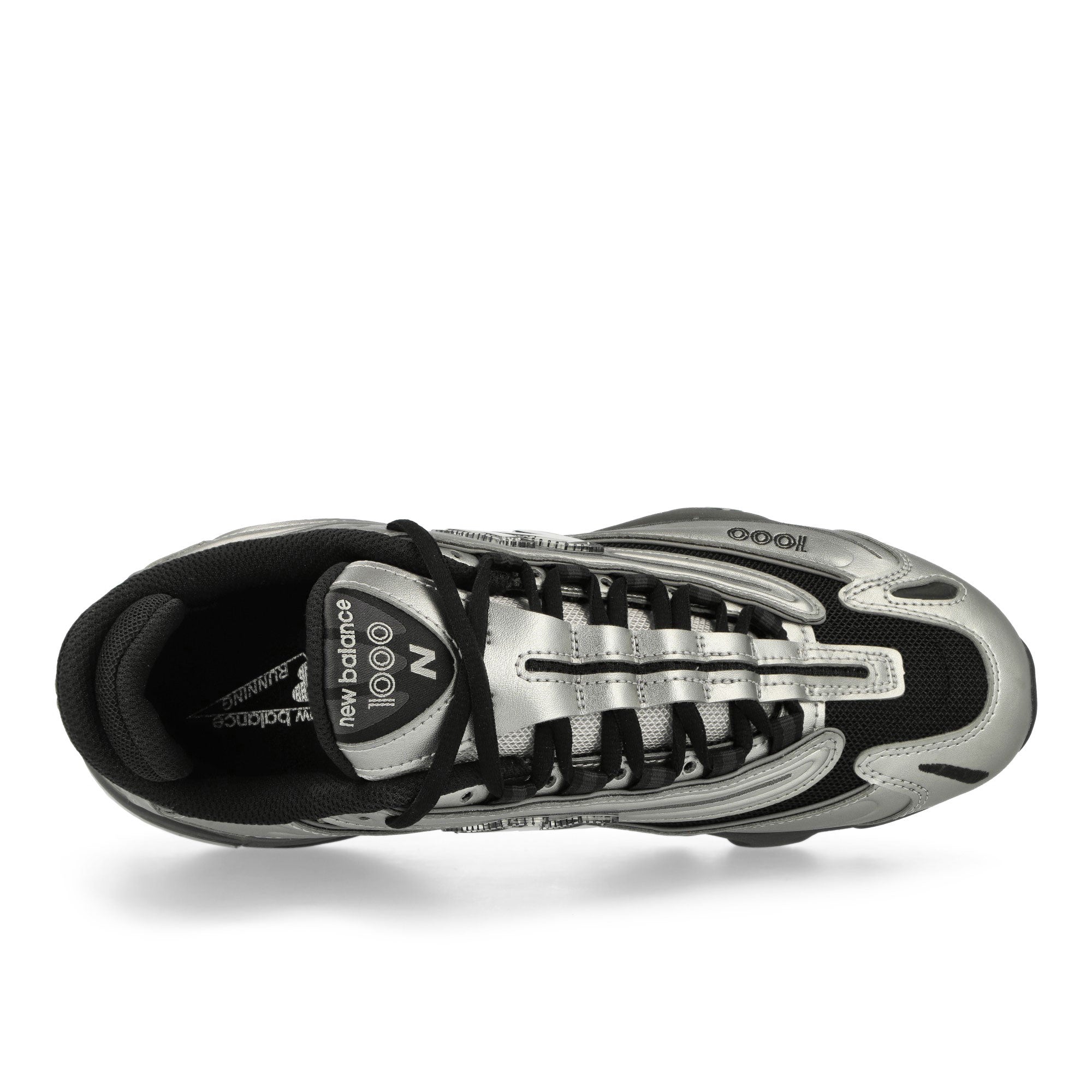 New Balance M1000EGR Silver Metallic / Green Low Top Sneakers Detailfoto | Overkill