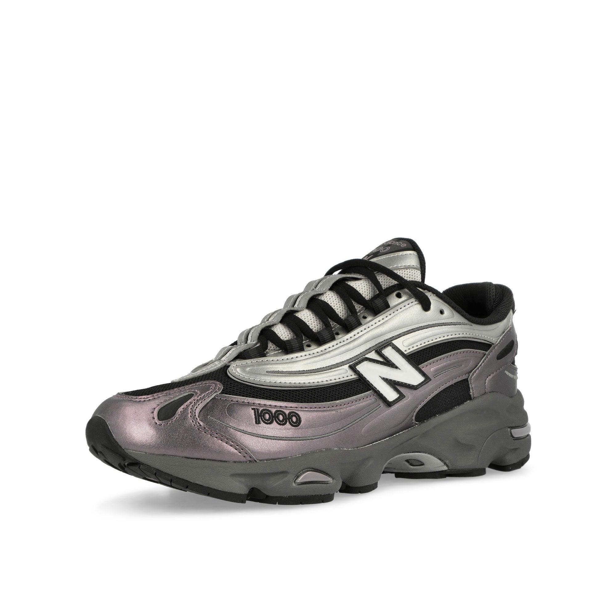 New Balance M1000EGY Dark Ice Wine / Grey Low Top Sneakers Close Up | Overkill