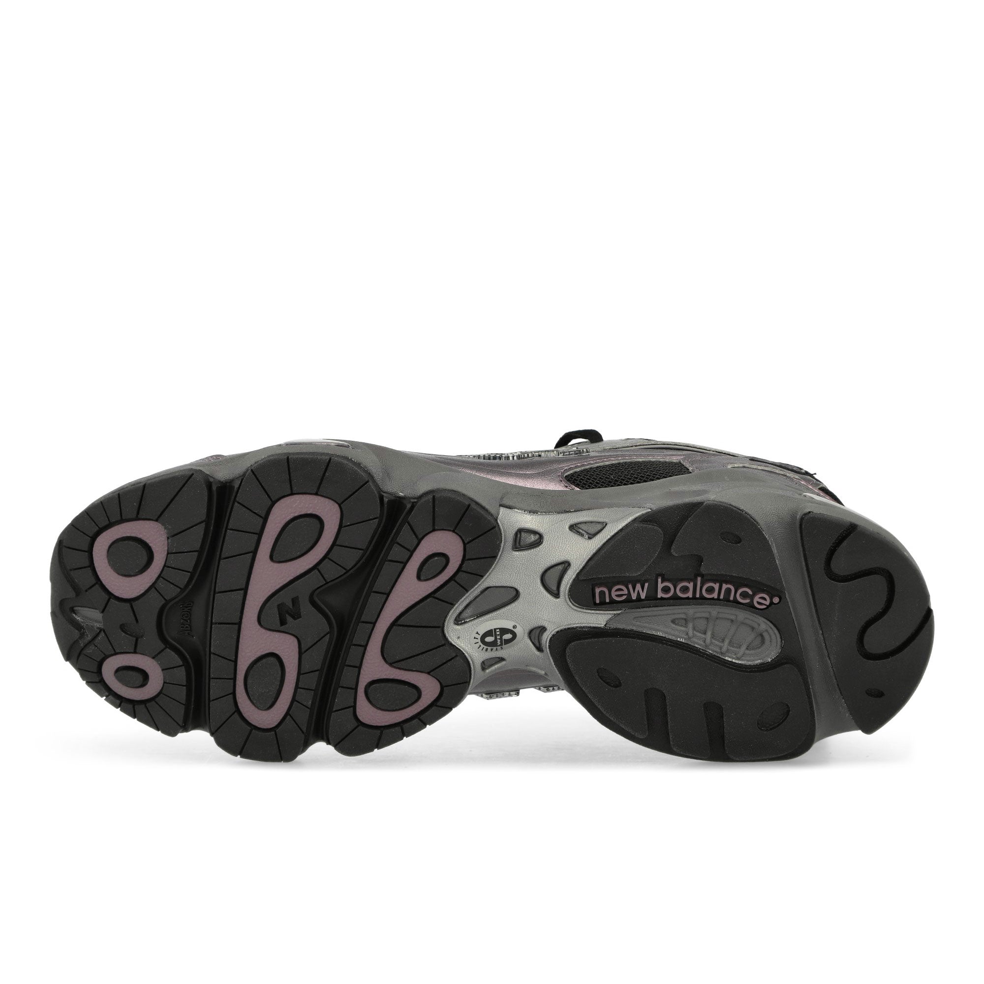 New Balance M1000EGY Dark Ice Wine / Grey Low Top Sneakers Detail View 1 | Overkill