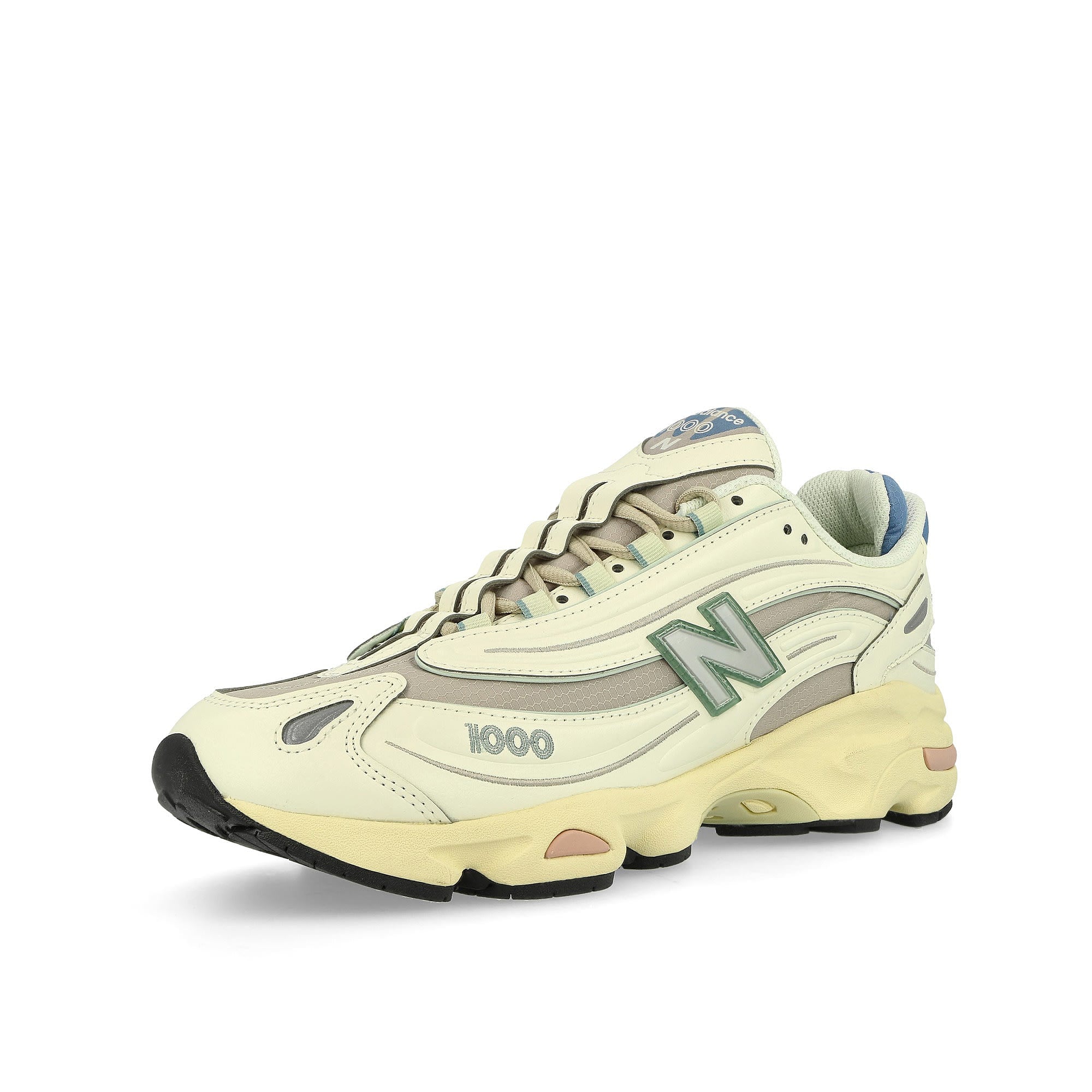 New Balance M1000WA Moonrock / Angora Low Top Sneakers Close Up | Overkill