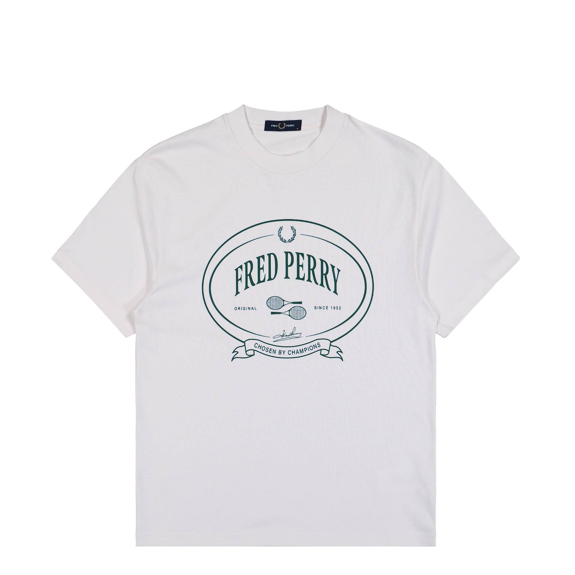Fred Perry Chosen By Champions T-Shirt Snow White T-Shirts M1316-129 | Overkill