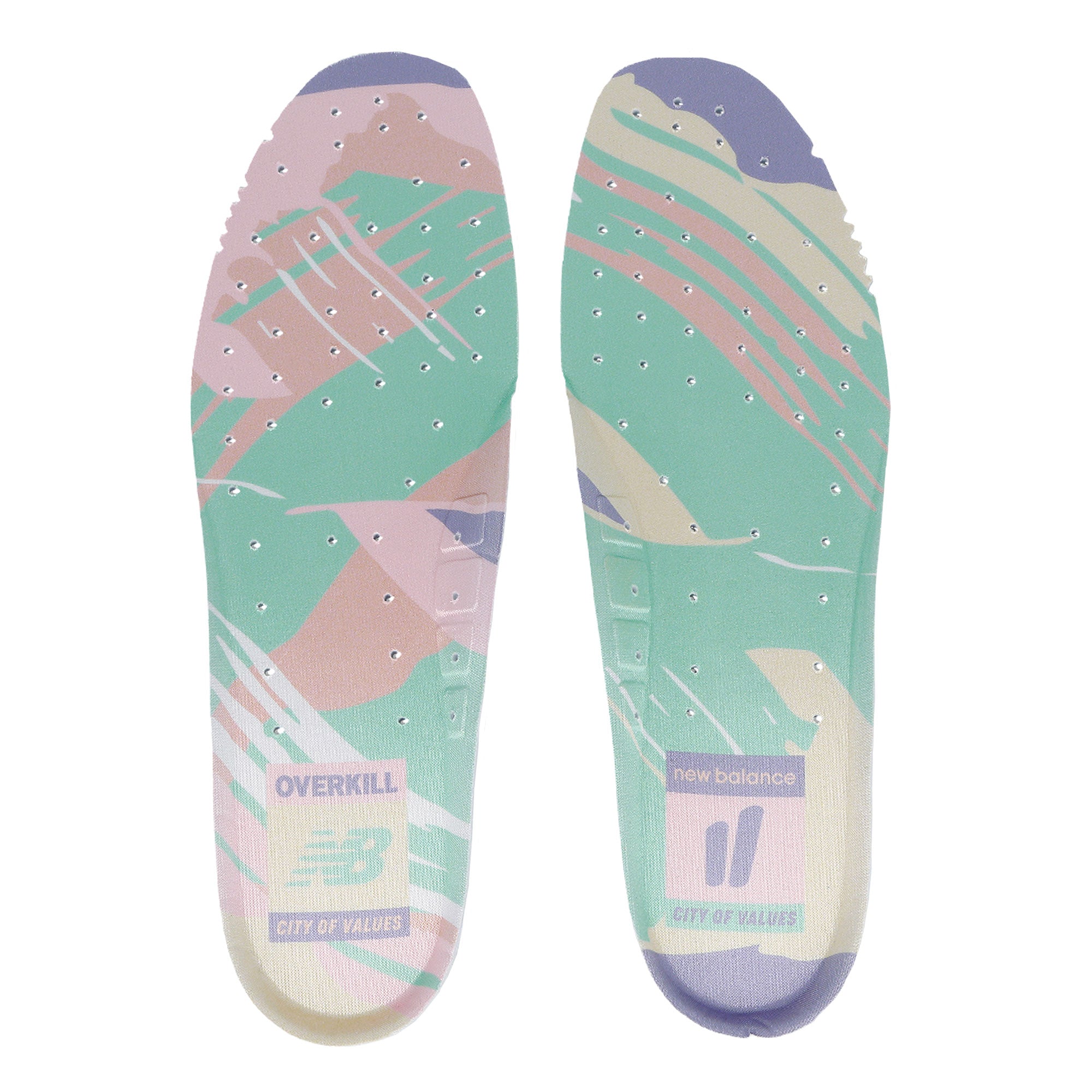 Overkill x New Balance M1500OKL City Of Values Multicolor Low Top Sneakers M1500OKL Detail View 3 | Overkill