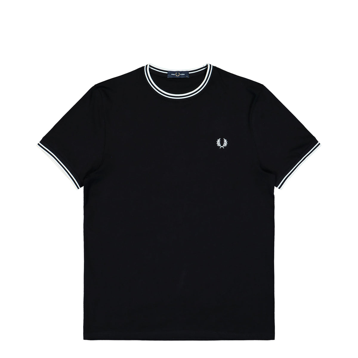 Fred Perry Twin Tipped T-Shirt Black T-Shirt M1588V-102 | Overkill