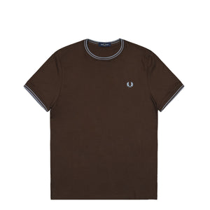 Fred Perry Twin Tipped T-Shirt Burnt Tobacco / Stockport Blue T-Shirt M1588V-49A | Overkill