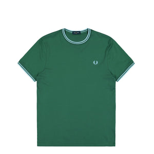 Fred Perry Twin Tipped T-Shirt Sport Green / Light Ice / Light Ice T-Shirt M1588V-81B | Overkill