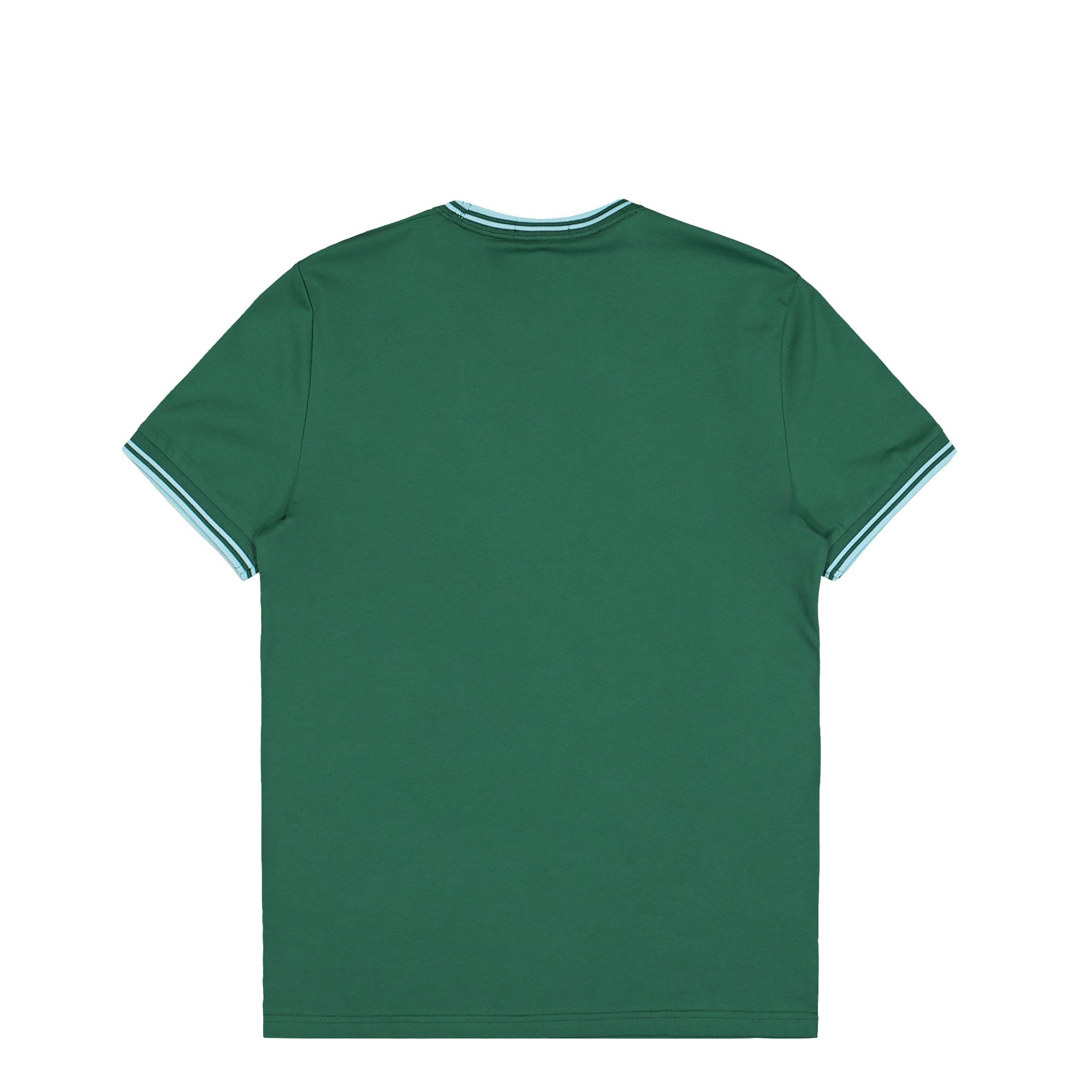 Fred Perry Twin Tipped T-Shirt Sport Green / Light Ice / Light Ice T-Shirt M1588V-81B Close-up | Overkill