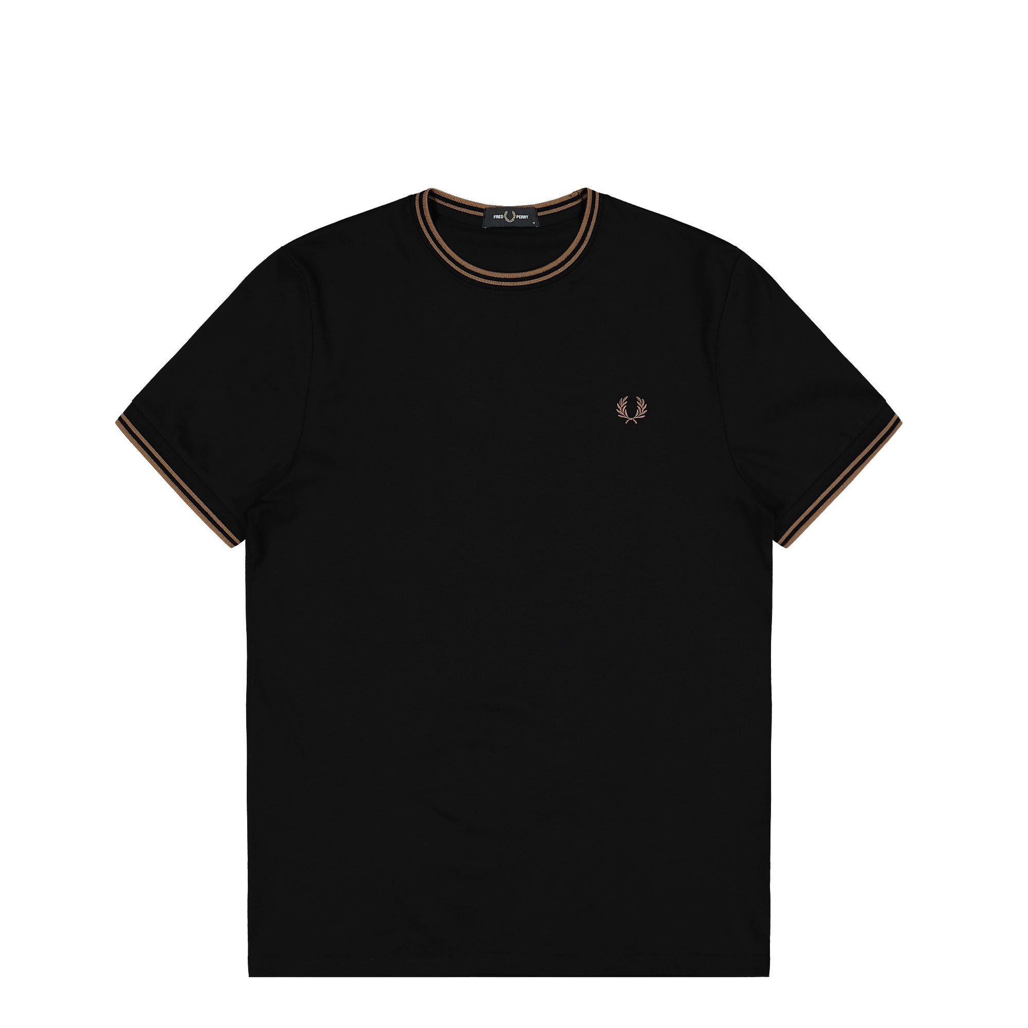 Fred Perry Twin Tipped T-Shirt Black / Shadedston T-Shirts M1588V-Q27 | Overkill