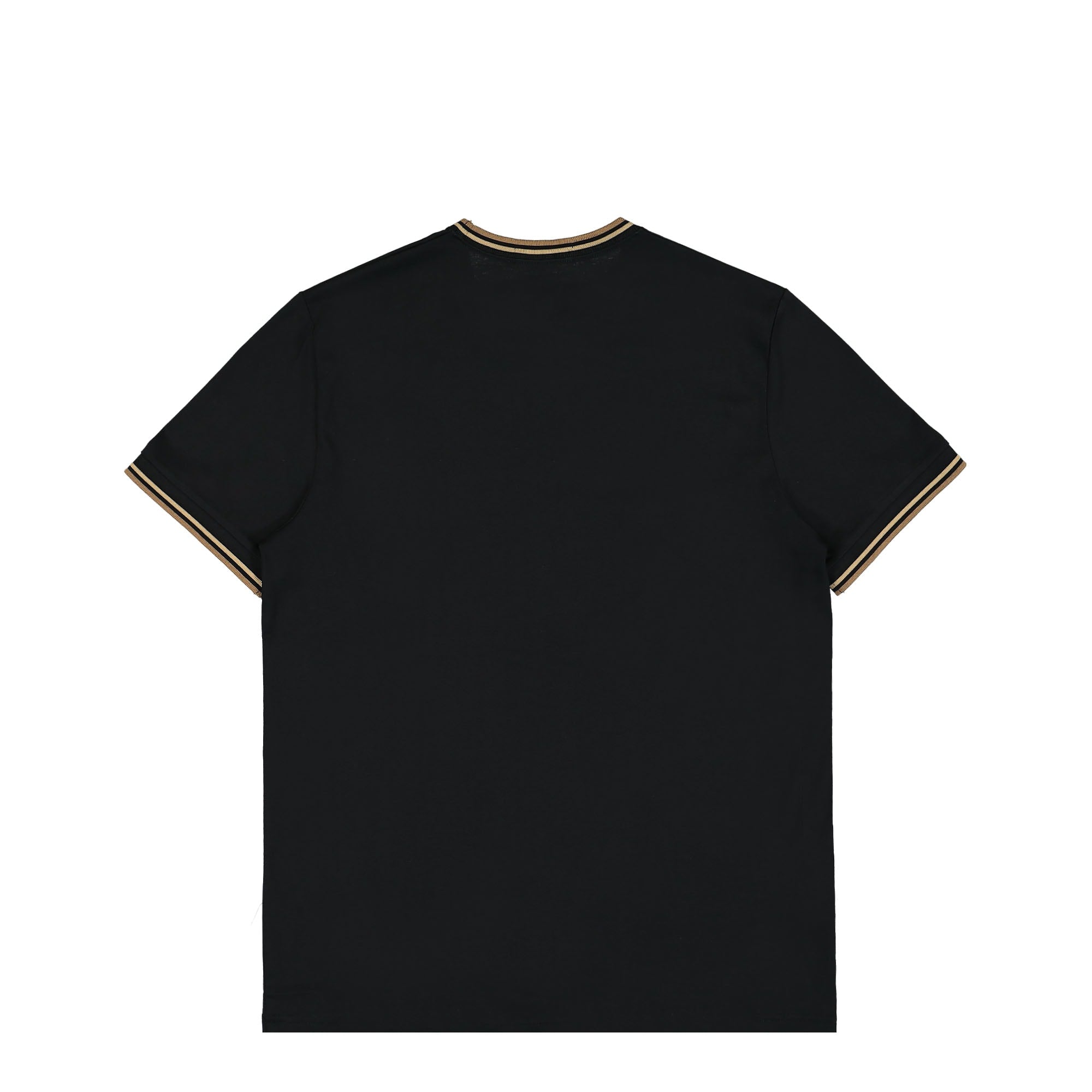 Fred Perry Twin Tipped T-Shirt Black / Warm Stone Grey / Shaded Grey T-Shirts Material | Overkill